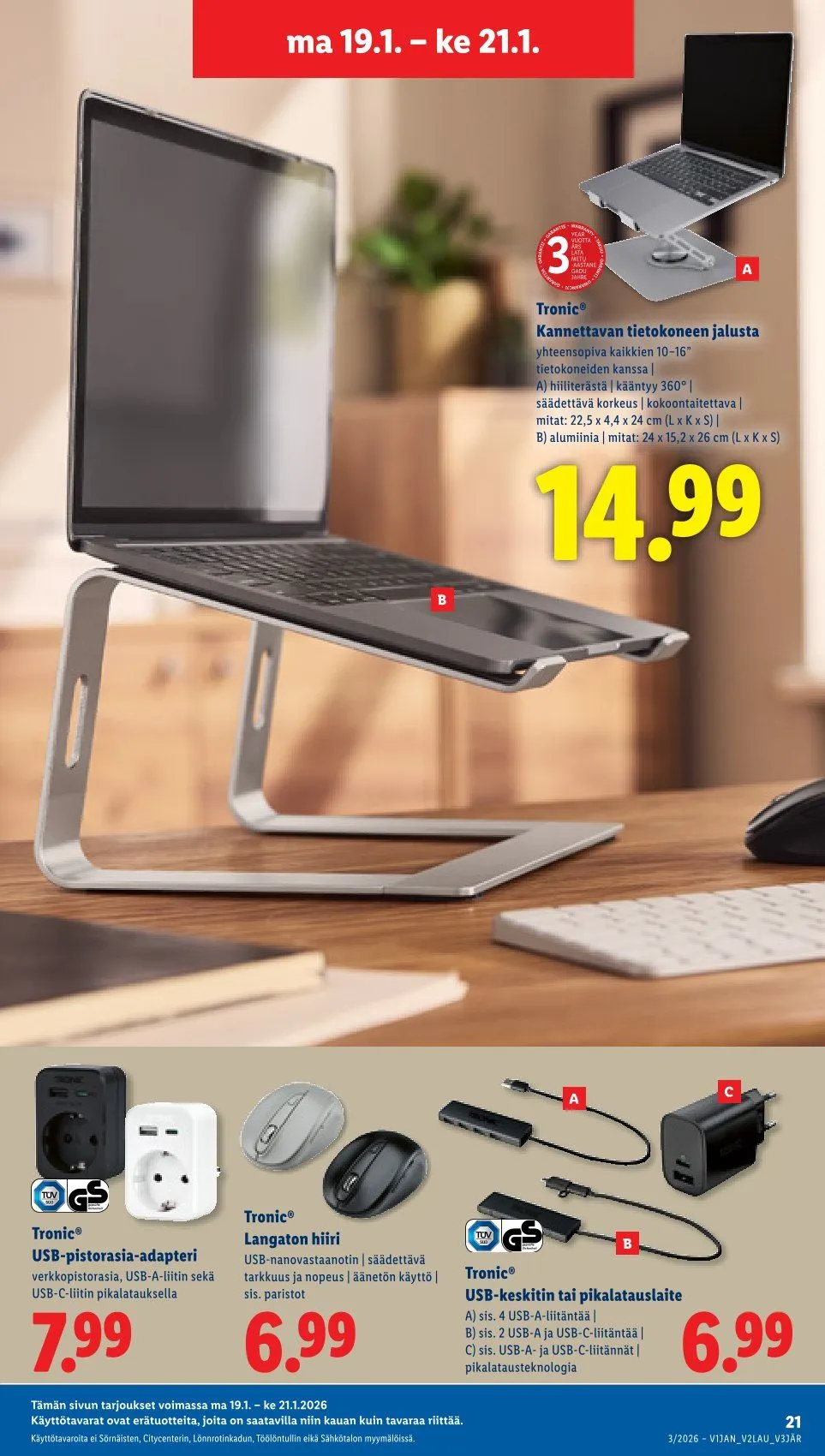 Lidl Kaupan Tarjoukset voimassa alkaen 15. tammikuuta - 18. tammikuuta 2026 - Tarjouslehti sivu 27