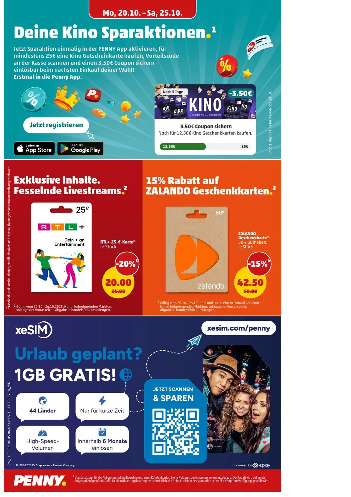 Penny Prospekte  von 20. Oktober bis 25. Oktober 2025 - Prospekt seite 26