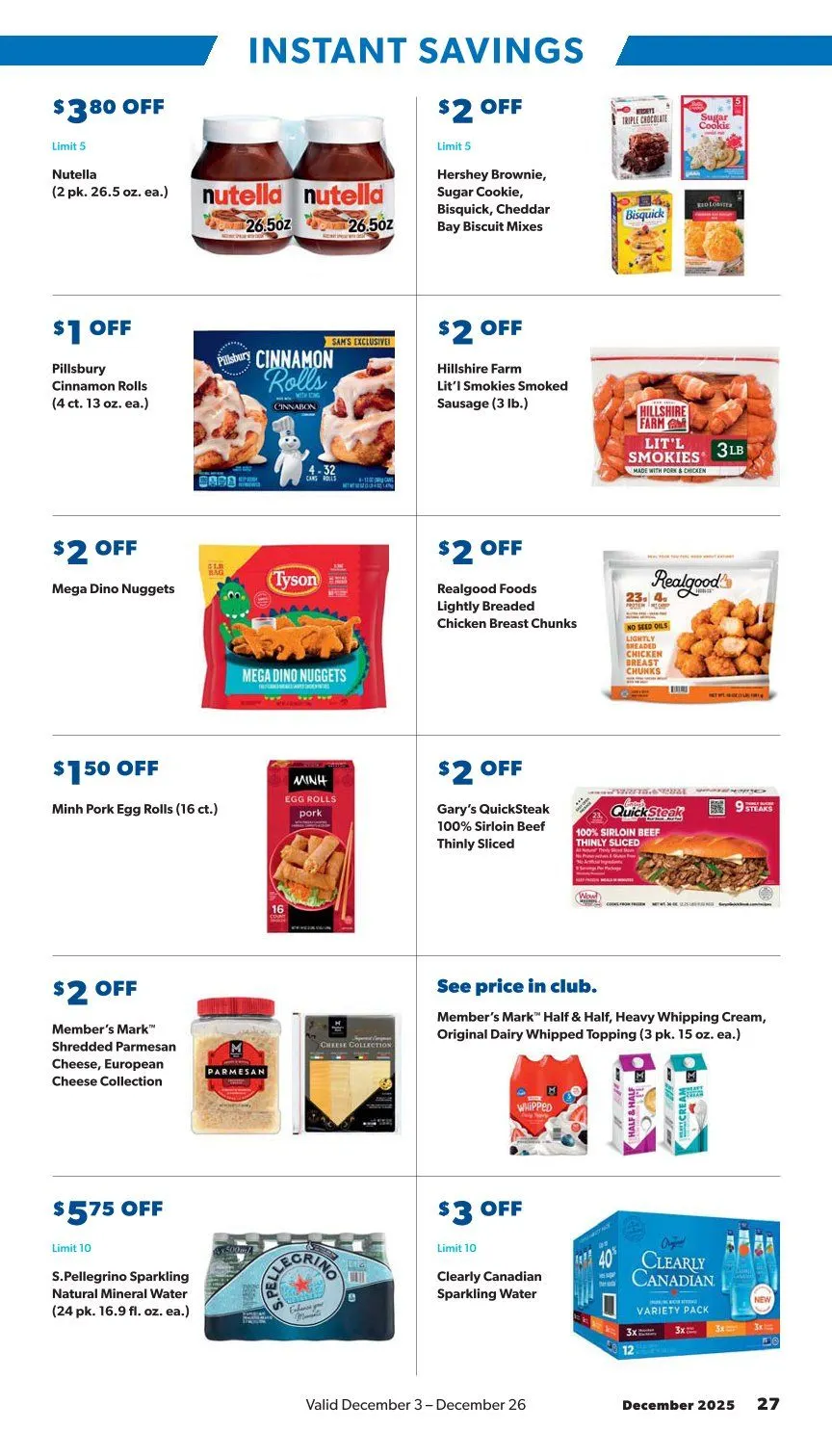 Weekly ad Sam's Club Sales from December 3 to December 26 2025 - Page 27