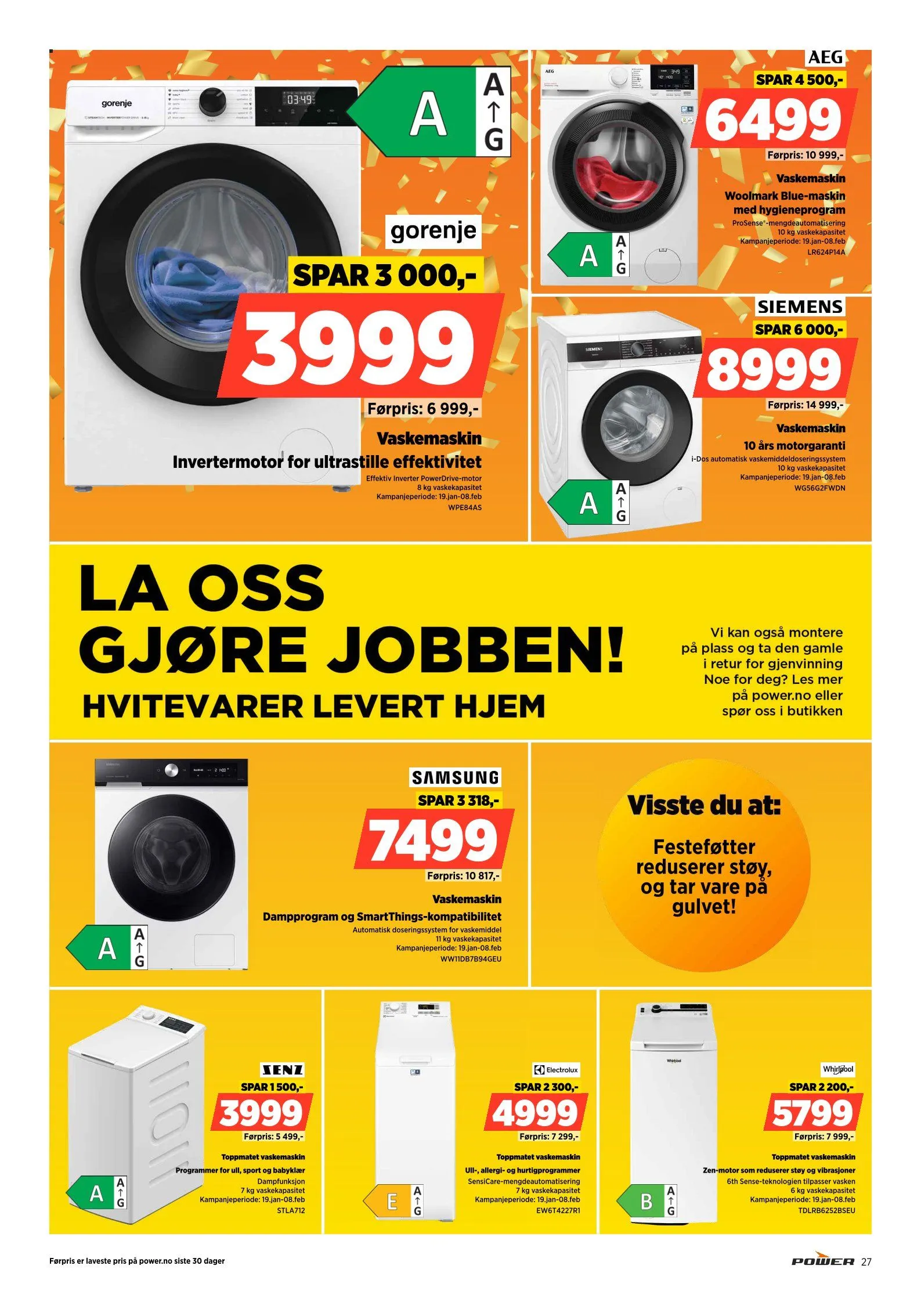 De siste Power-tilbudene fra 26. januar til 21. februar 2026 - kundeavisside 27
