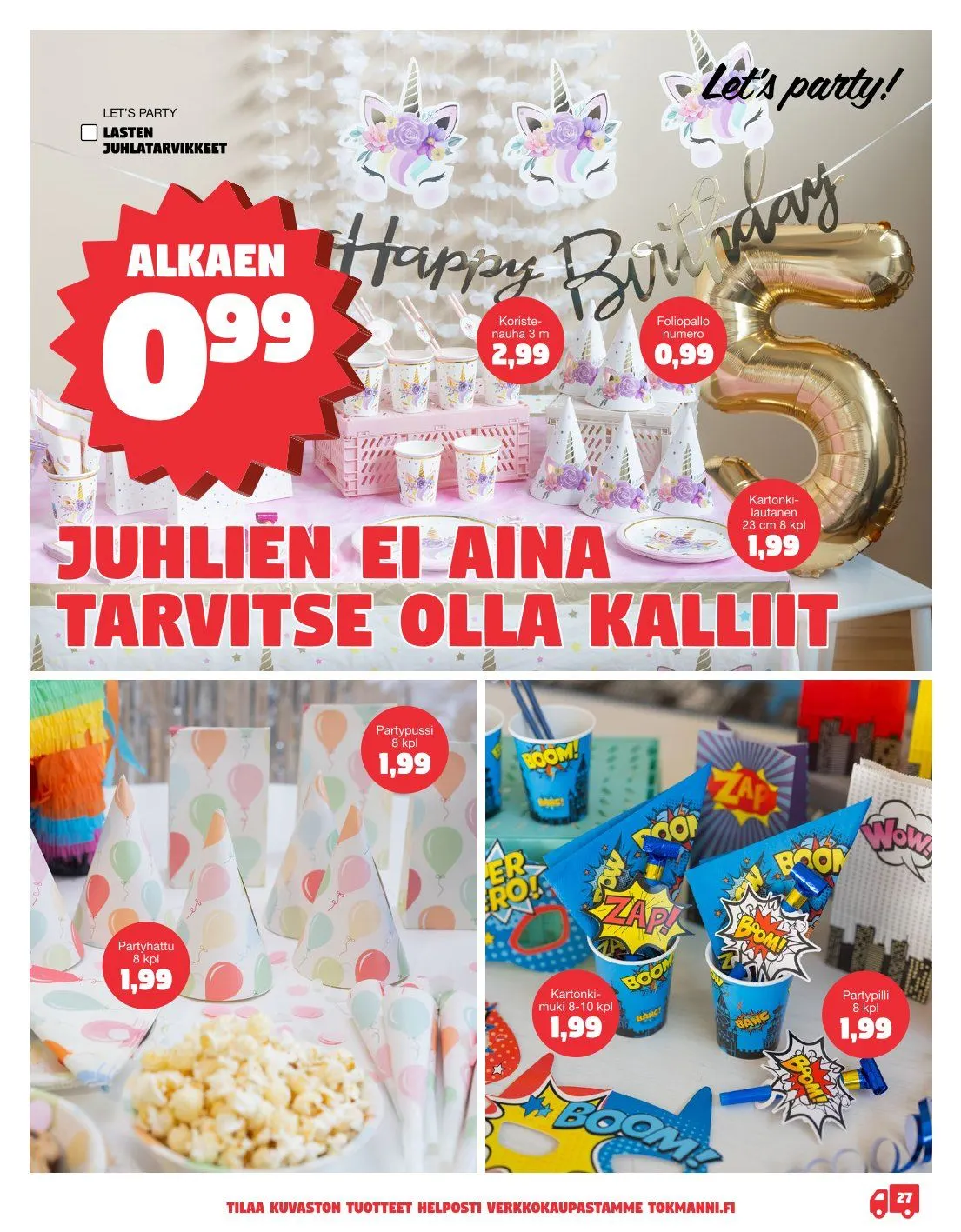 Tokmanni Tarjoukset voimassa alkaen 3. marraskuuta - 24. joulukuuta 2025 - Tarjouslehti sivu 27