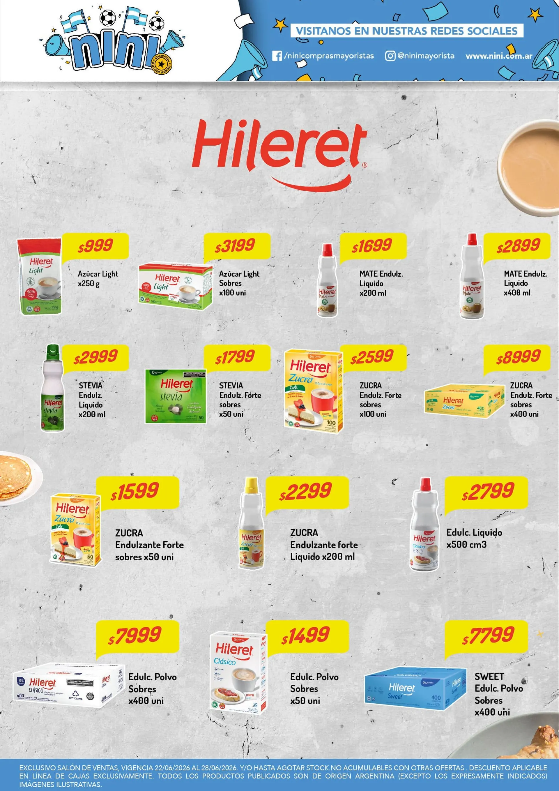 Ofertas de Nini Mayorista Ofertas 22 de junio al 28 de junio 2026 - Página 27 del catálogo