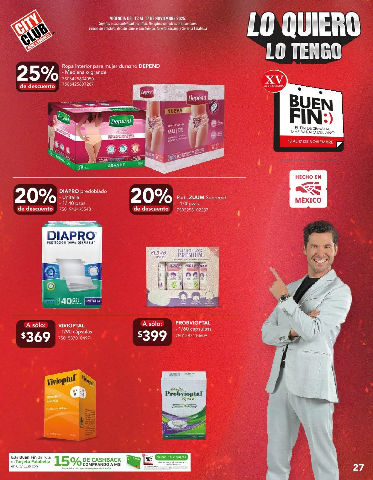 Catálogo de City Club Ofertas 13 de noviembre al 17 de noviembre 2025 - Pagina 27