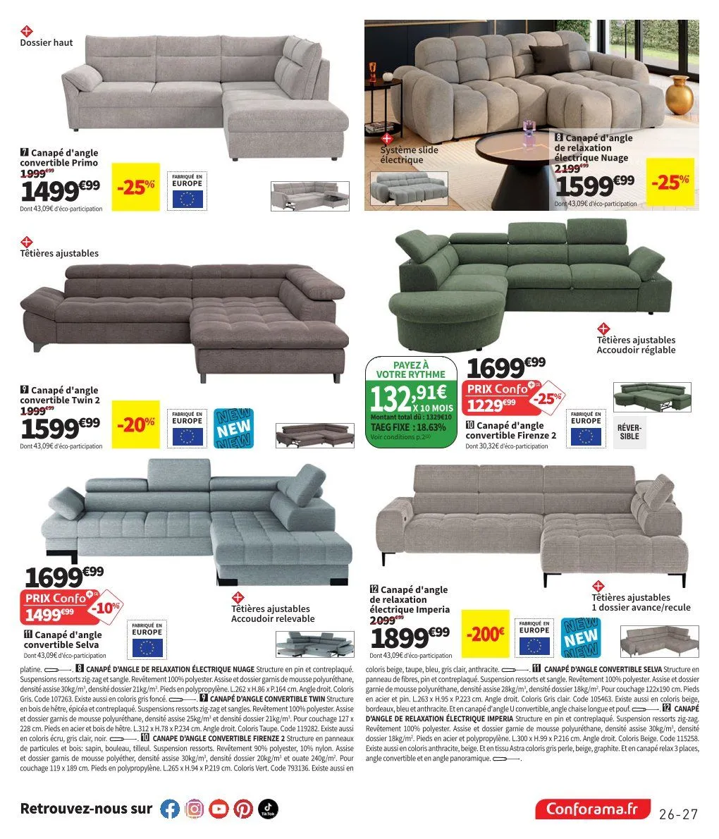 Catalogue Conforama du 24 février au 30 mars 2026 - Catalogue page 27