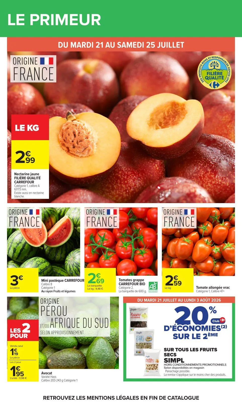  Catalogues Carrefour du 28 juillet au 10 août 2026 - Catalogue page 27