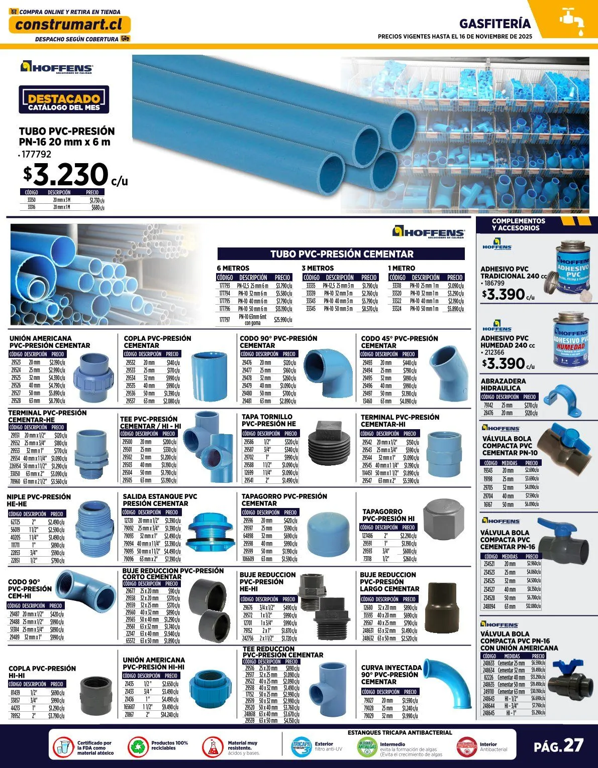Catálogo de Construmart Ofertas 13 de noviembre al 30 de noviembre 2025 - Página 27