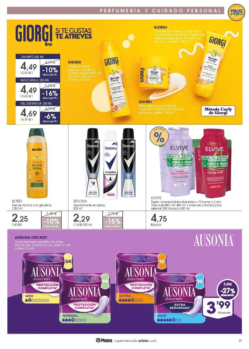 Catálogo de Supermercados Plaza Ofertas 29 de mayo al 11 de junio 2025 - Página 27