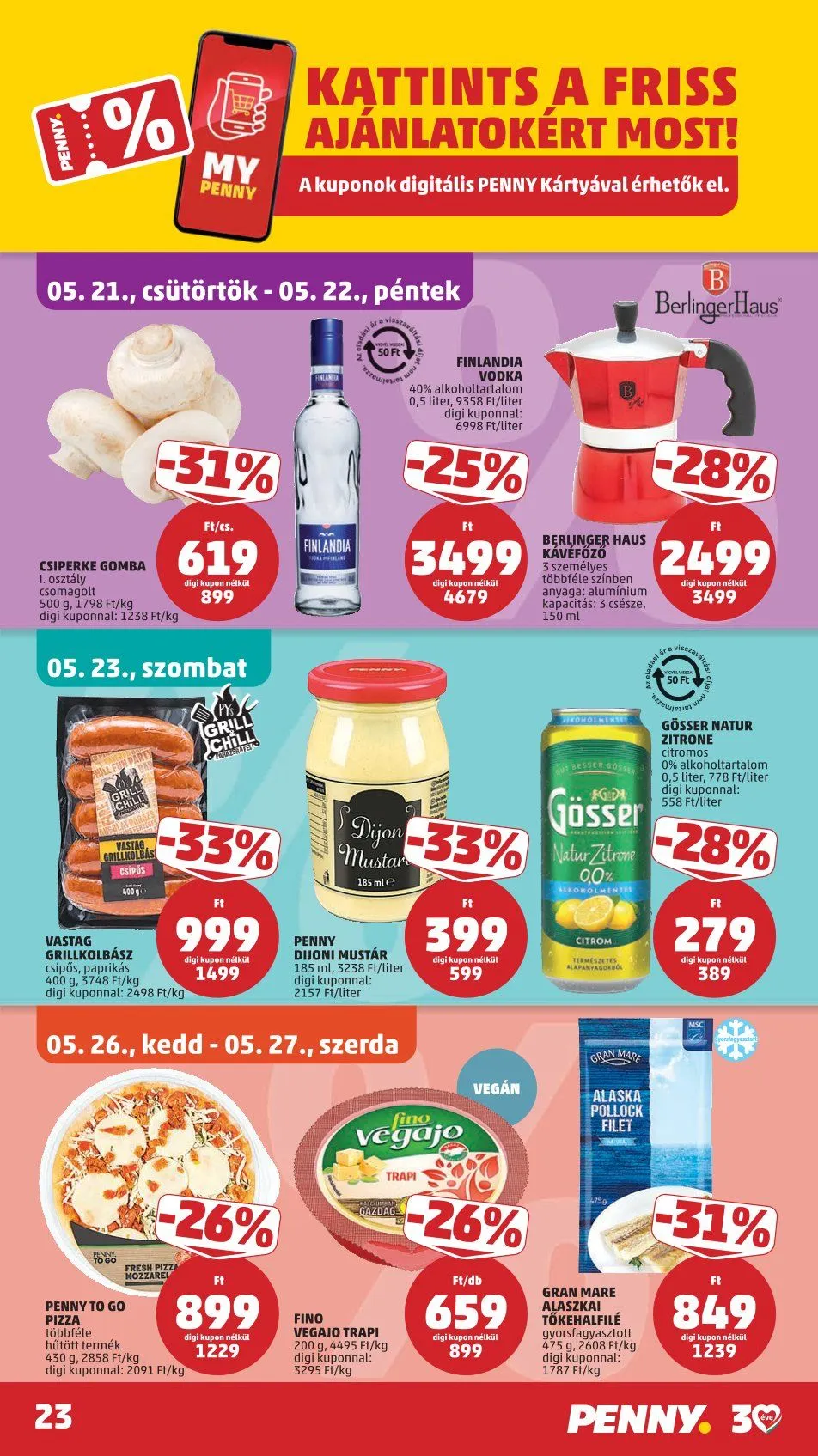 Katalógus  Penny Market legfrissebb ajánlatai május 21.-tól május 27.-ig 2026. - Oldal 27
