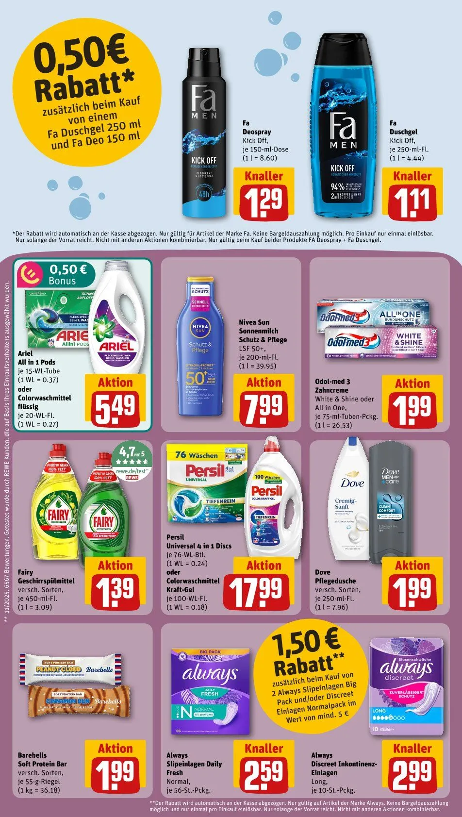 Rewe Angebote von 15. Juni bis 21. Juni 2026 - Prospekt seite 27