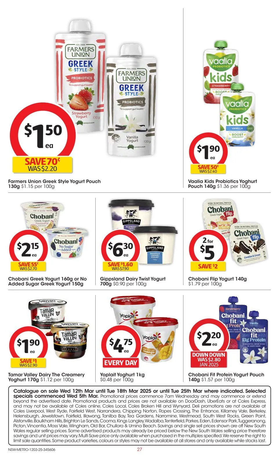 Coles´s Deals - Catalogue valid from 12 March to 18 March 2025 - page 27
