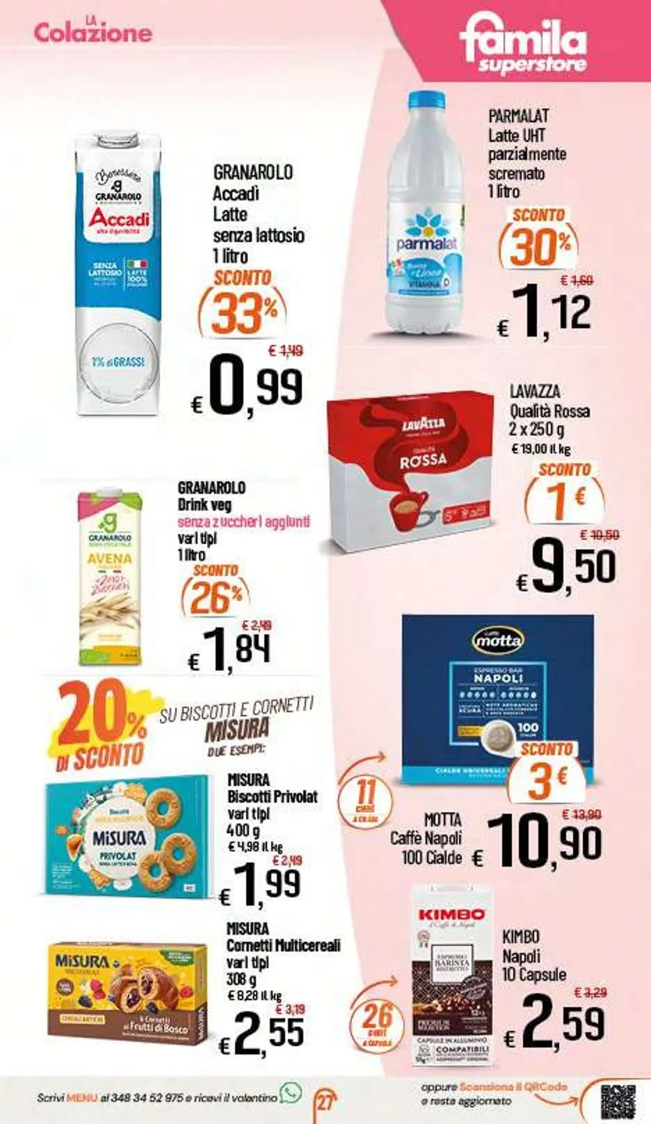  Volantini Famila Superstore da 26 marzo a 4 aprile di 2026 - Pagina del volantino 27