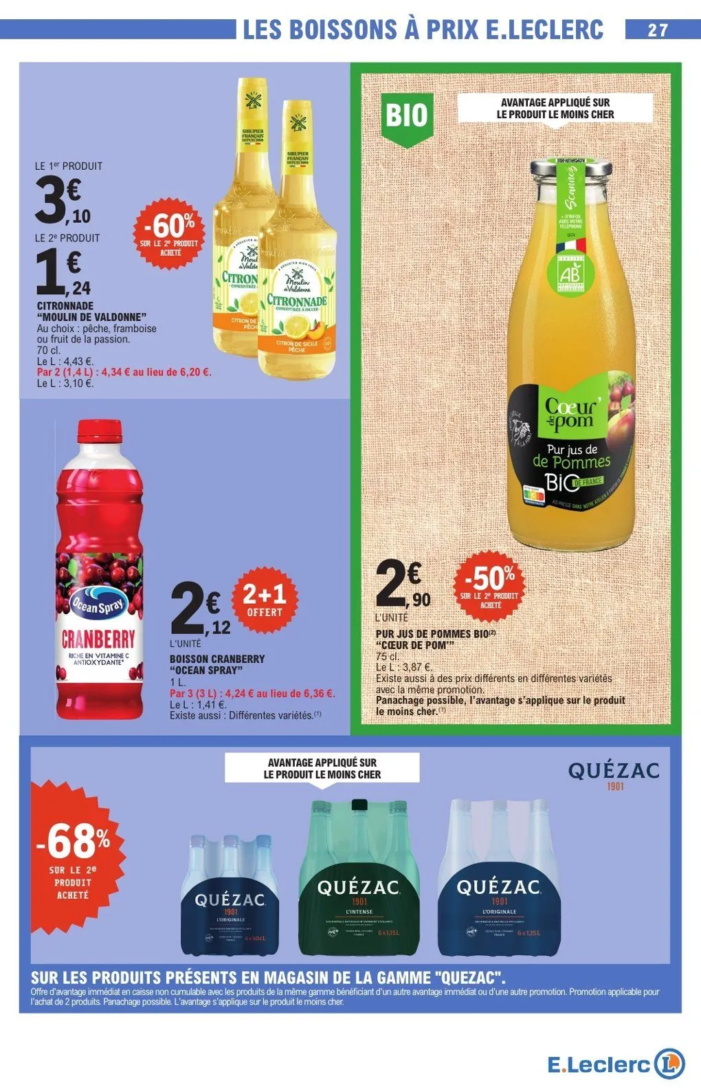 Catalogues E.Leclerc du 16 juin au 20 juin 2026 - Catalogue page 27