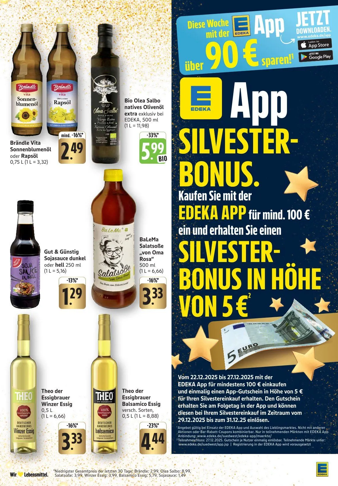 Edeka Angebote von 22. Dezember bis 27. Dezember 2025 - Prospekt seite 27