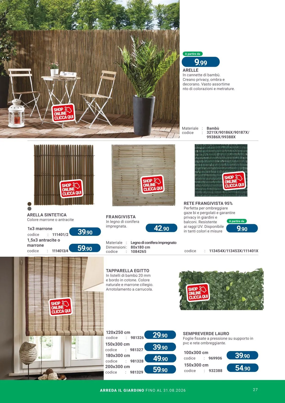  Volantini Cfadda da 8 aprile a 31 agosto di 2026 - Pagina del volantino 27