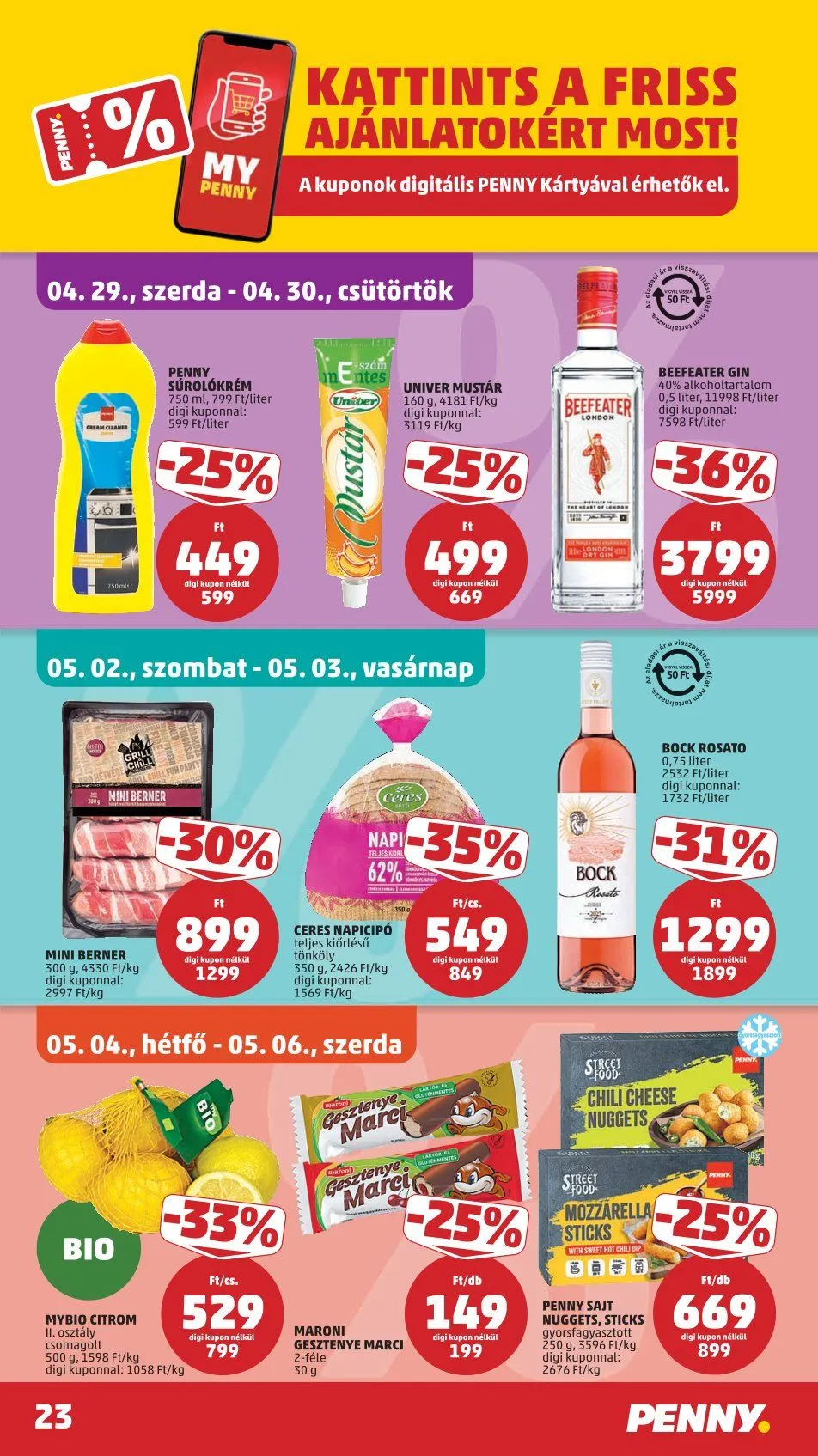 Katalógus  Penny Market legfrissebb ajánlatai április 29.-tól május 6.-ig 2026. - Oldal 27