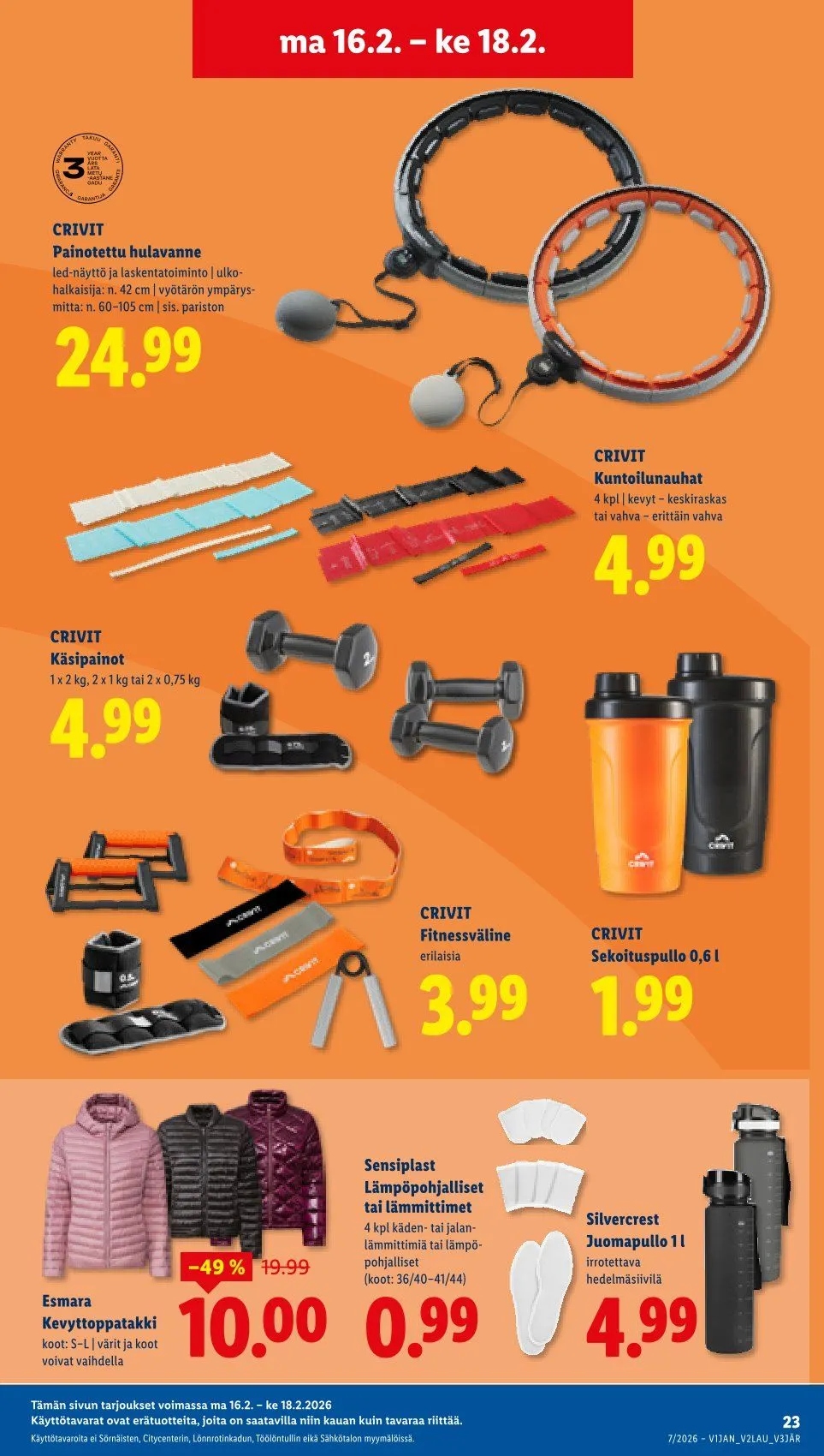 Kaupan Lidl Tarjoukset voimassa alkaen 12. helmikuuta - 15. helmikuuta 2026 - Tarjouslehti sivu 27