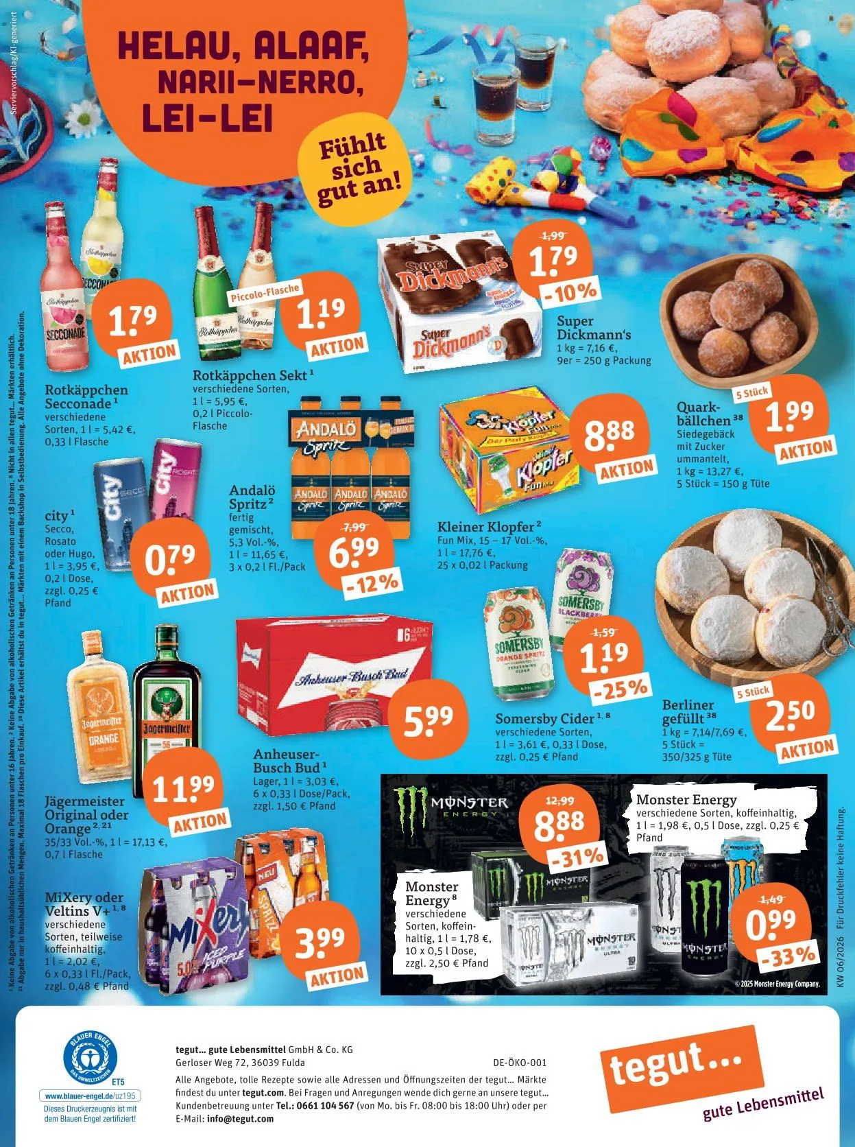 tegut... Angebote von 6. Februar bis 7. Februar 2026 - Prospekt seite 27