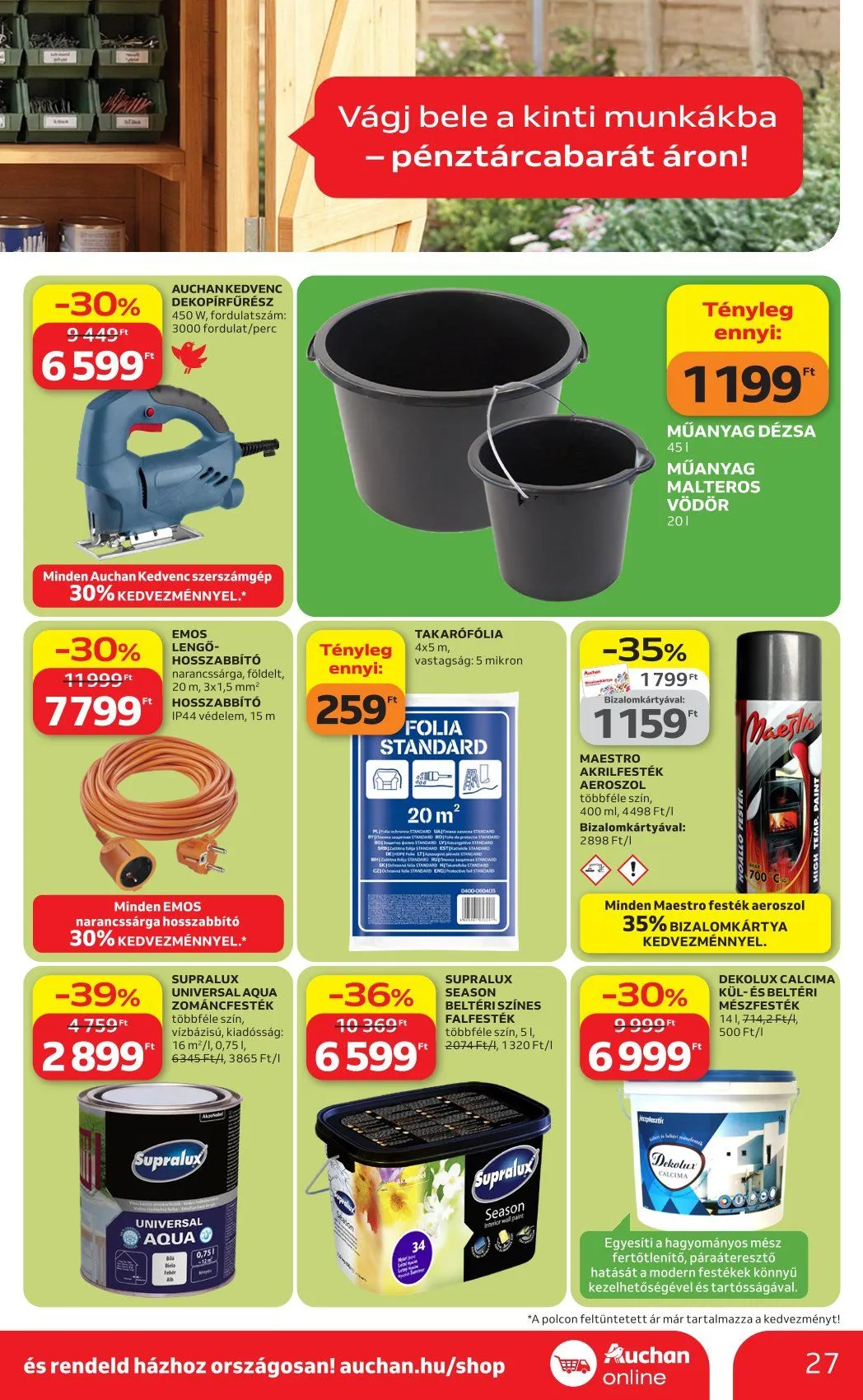 Katalógus  Auchan április 16.-tól május 14.-ig 2026. - Oldal 27