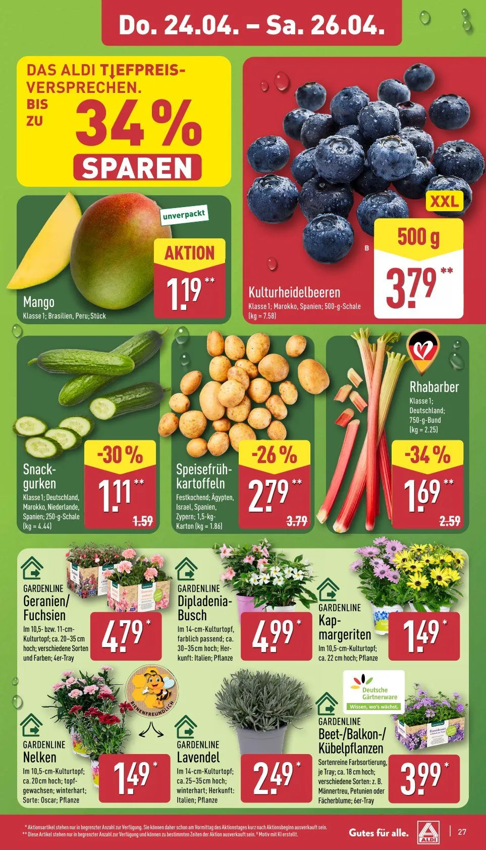 ALDI Aktuell Angebote von 22. April bis 26. April 2025 - Prospekt seite 27