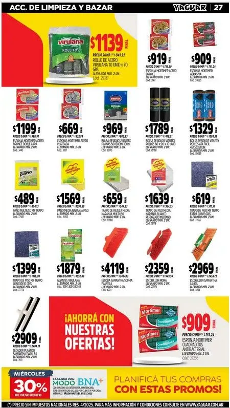 Ofertas de Ofertas Yaguar 28 de julio al 3 de agosto 2025 - Página 26 del catálogo