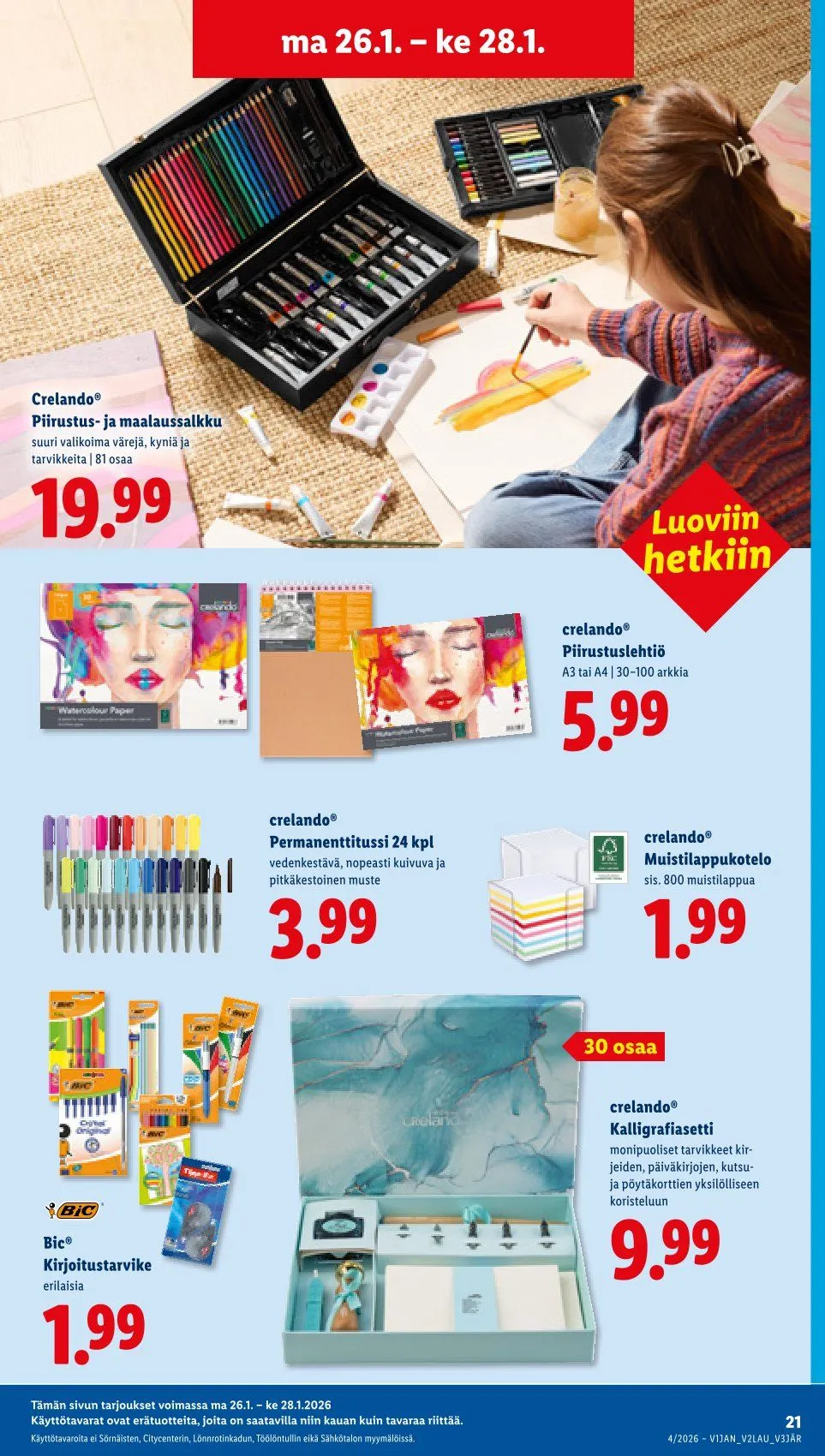 Lidl  Kaupan  tarjoukset voimassa alkaen 22. tammikuuta - 25. tammikuuta 2026 - Tarjouslehti sivu 27