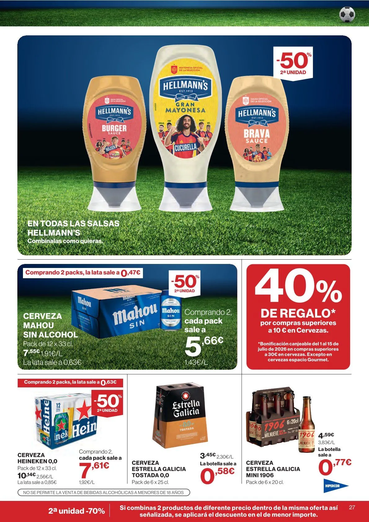 Catálogo de Hipercor Ofertas 18 de junio al 30 de junio 2026 - Página 27