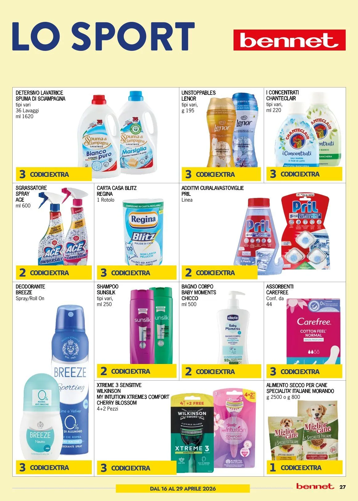 bennet Volantino da 7 aprile a 29 aprile di 2026 - Pagina del volantino 27