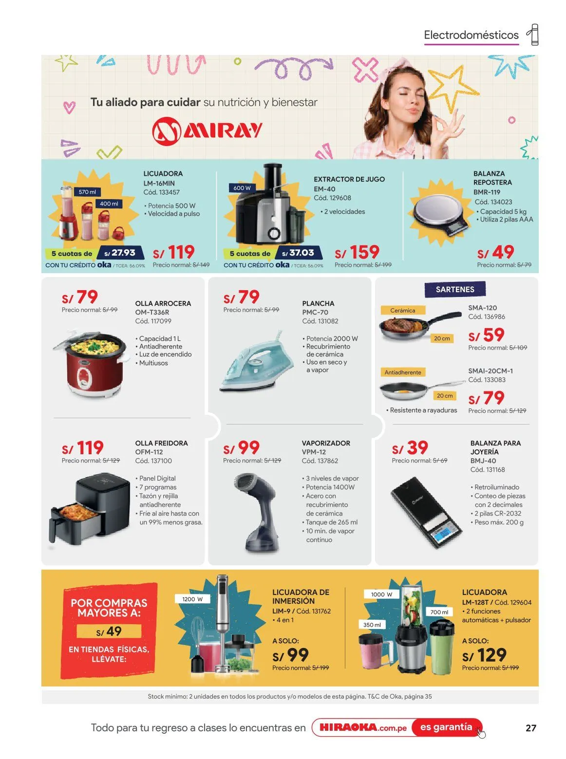 Catalogo de Catalogo hiraoka 1 de marzo al 31 de marzo 2026 - Pag 27