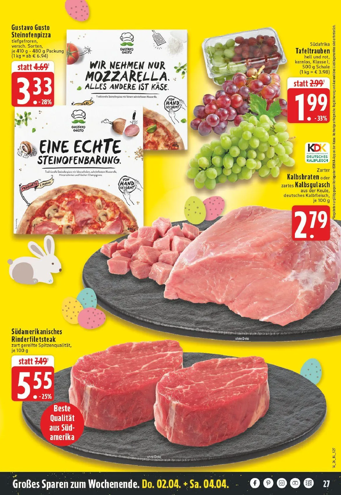Edeka Angebote von 30. März bis 4. April 2026 - Prospekt seite 27
