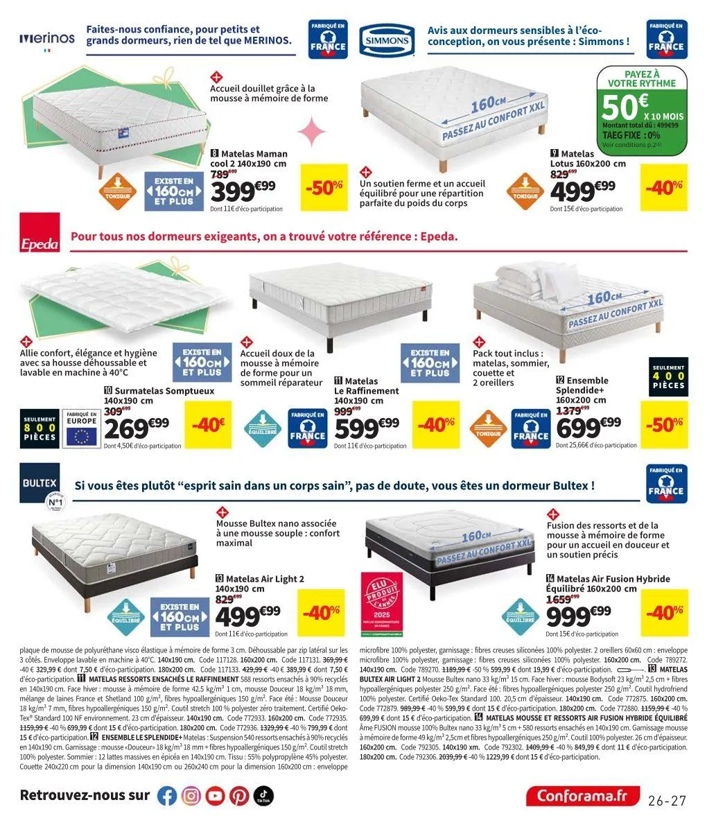 Conforama Catalogue du 1 décembre au 25 décembre 2025 - Catalogue page 27