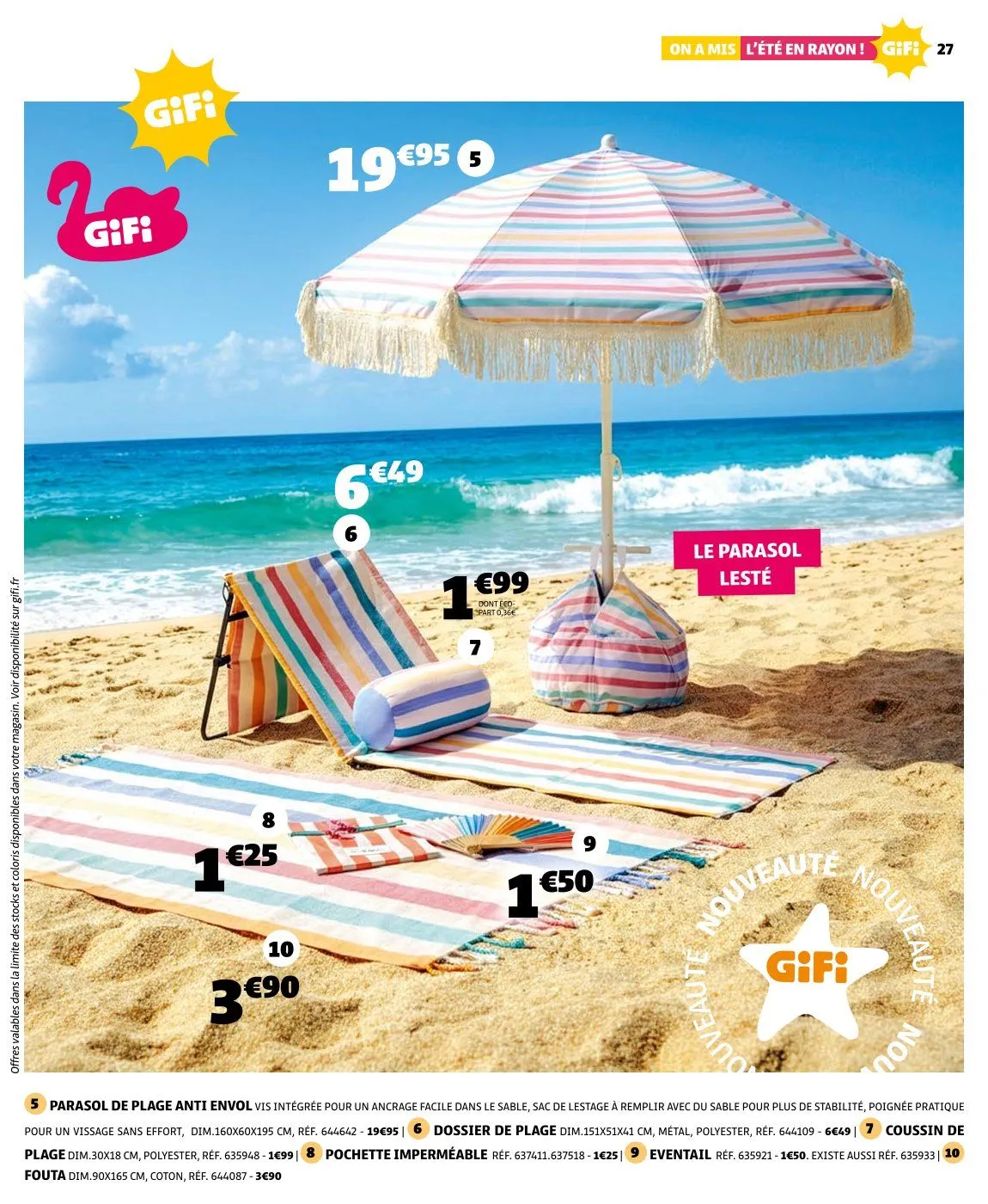 Catalogues GiFi du 26 mai au 8 juin 2026 - Catalogue page 27