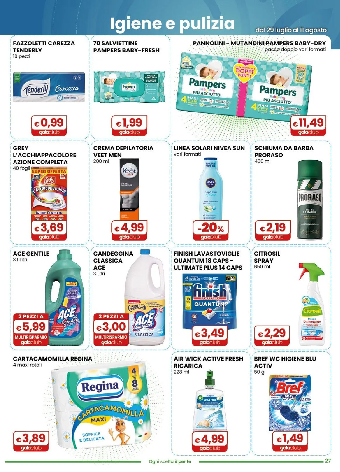  Volantini Gala Supermercati da 29 luglio a 10 agosto di 2026 - Pagina del volantino 27