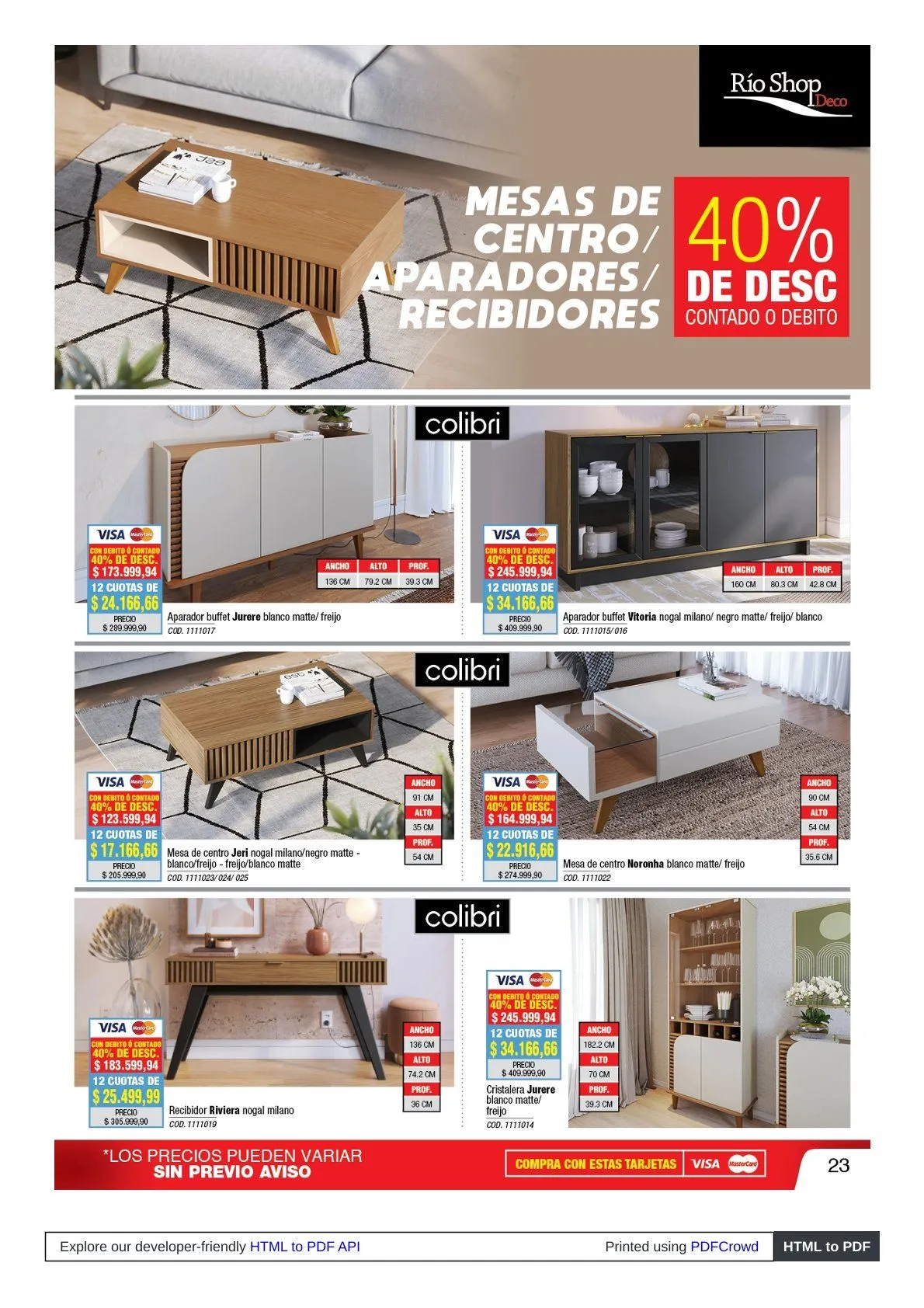 Ofertas de Ofertas Río Shop Deco 30 de marzo al 30 de abril 2026 - Página 23 del catálogo