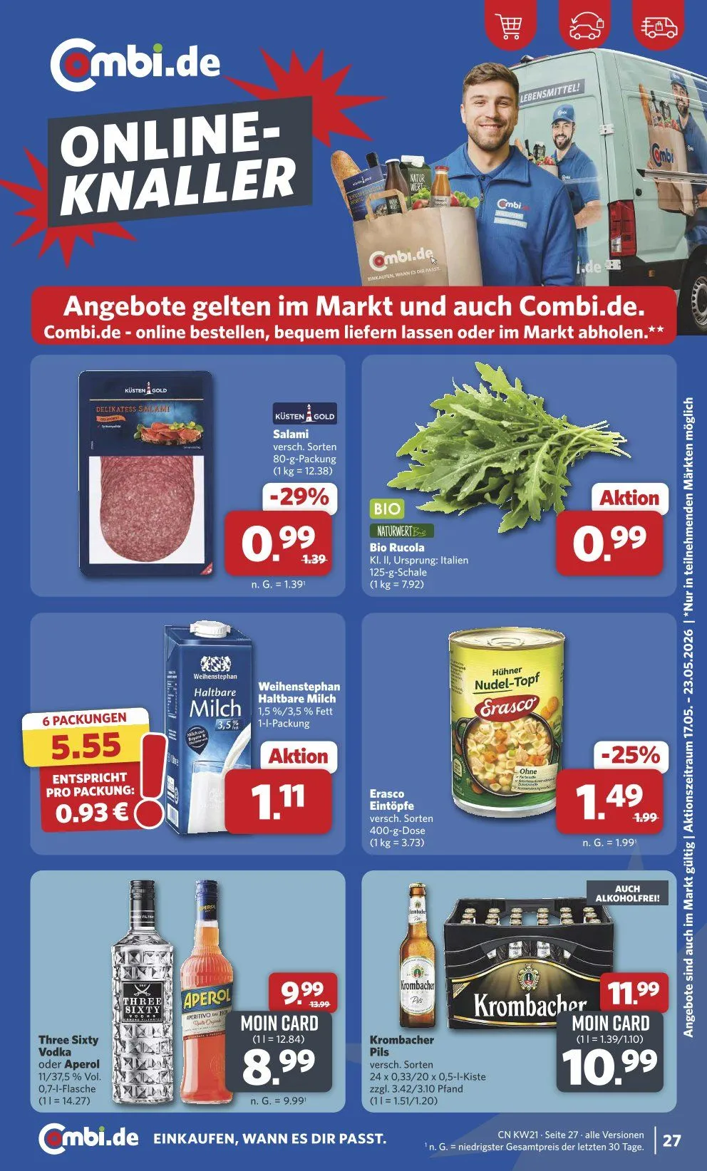 Combi Angebote von 18. Mai bis 23. Mai 2026 - Prospekt seite 27