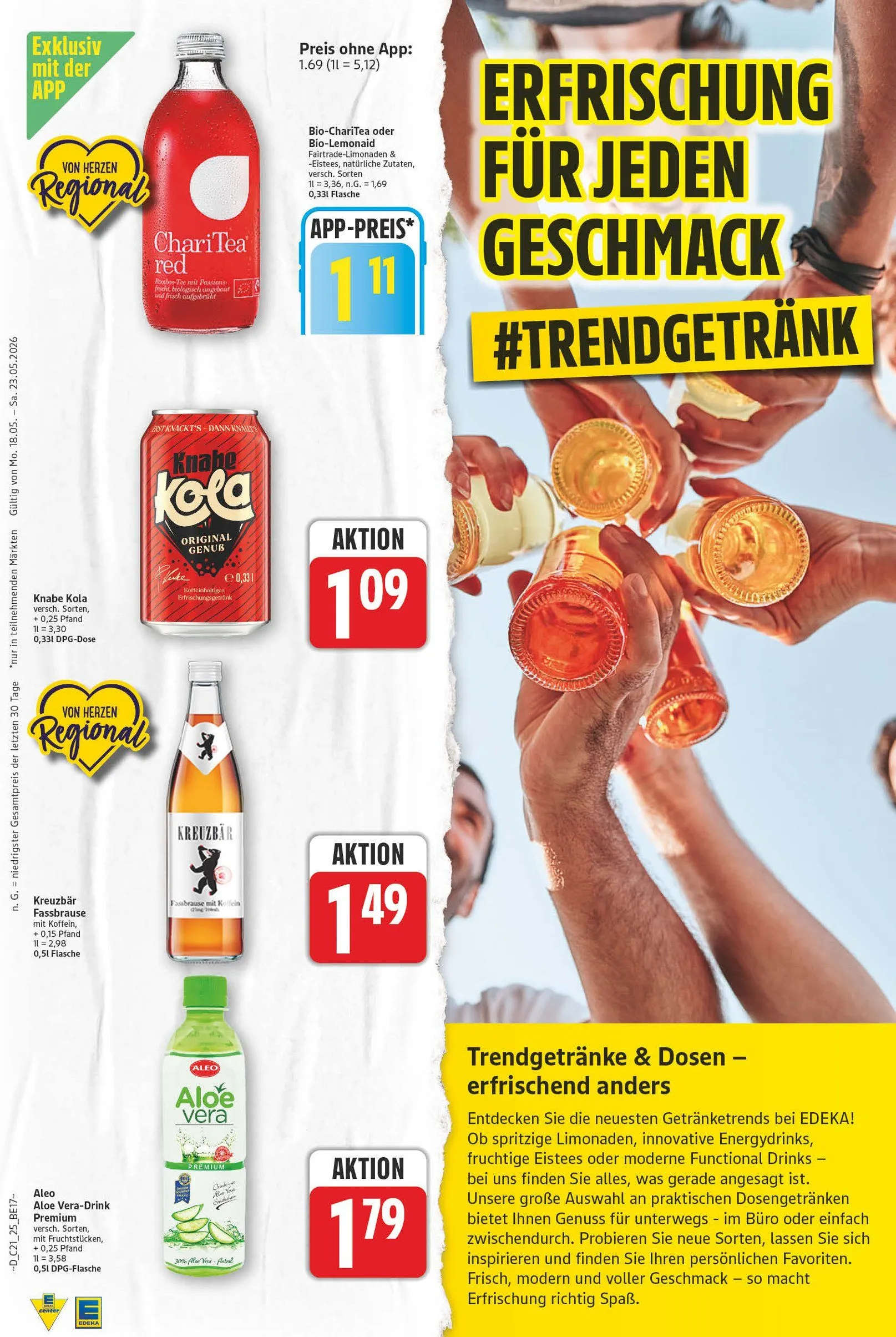Edeka Angebote von 18. Mai bis 23. Mai 2026 - Prospekt seite 27