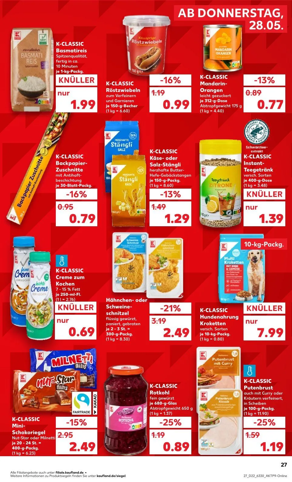 Kaufland Prospekte von 28. Mai bis 3. Juni 2026 - Prospekt seite 27