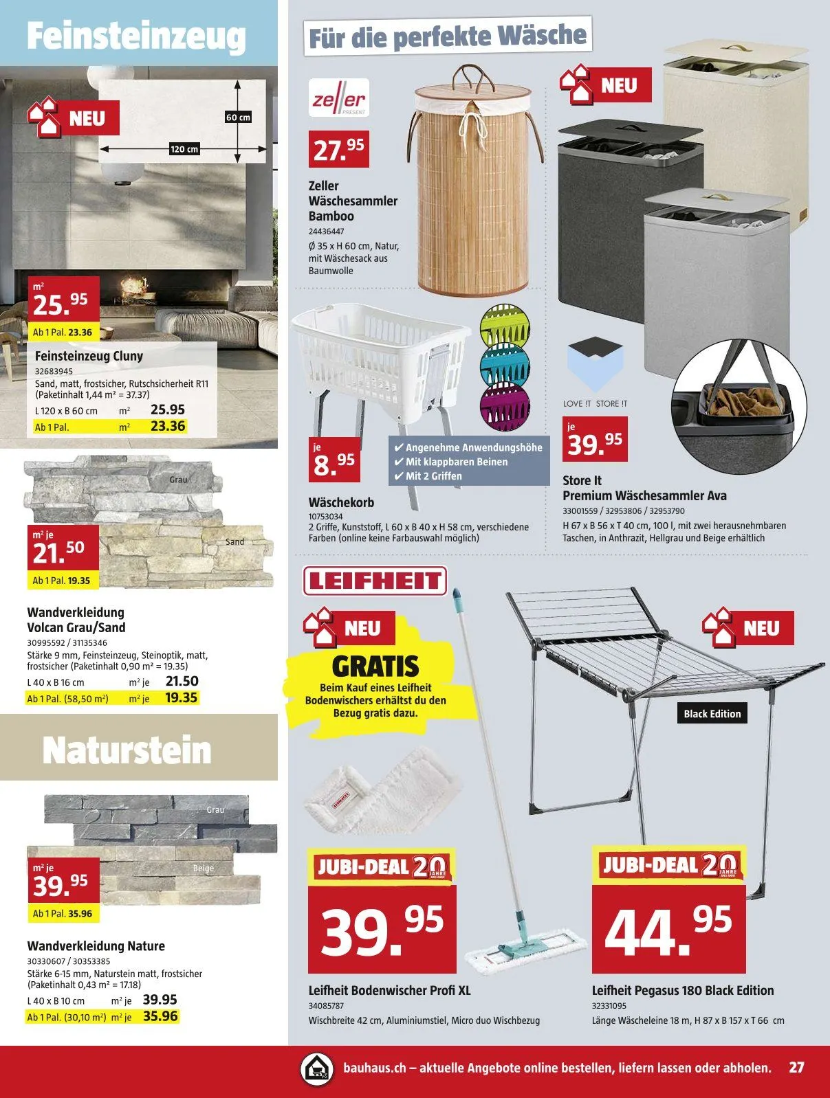 Bauhaus von 25. Mai bis 28. Juni 2026 - Prospekt seite  27