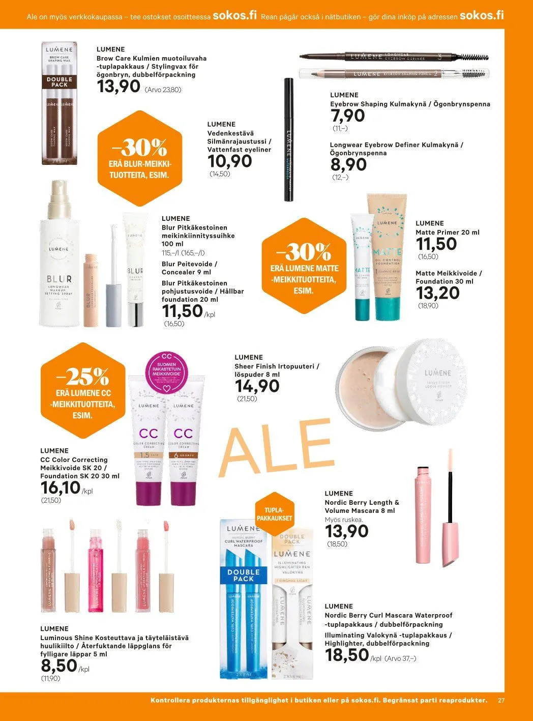 Sokos Tarjoukset voimassa alkaen 8. tammikuuta - 19. tammikuuta 2025 - Tarjouslehti sivu 27
