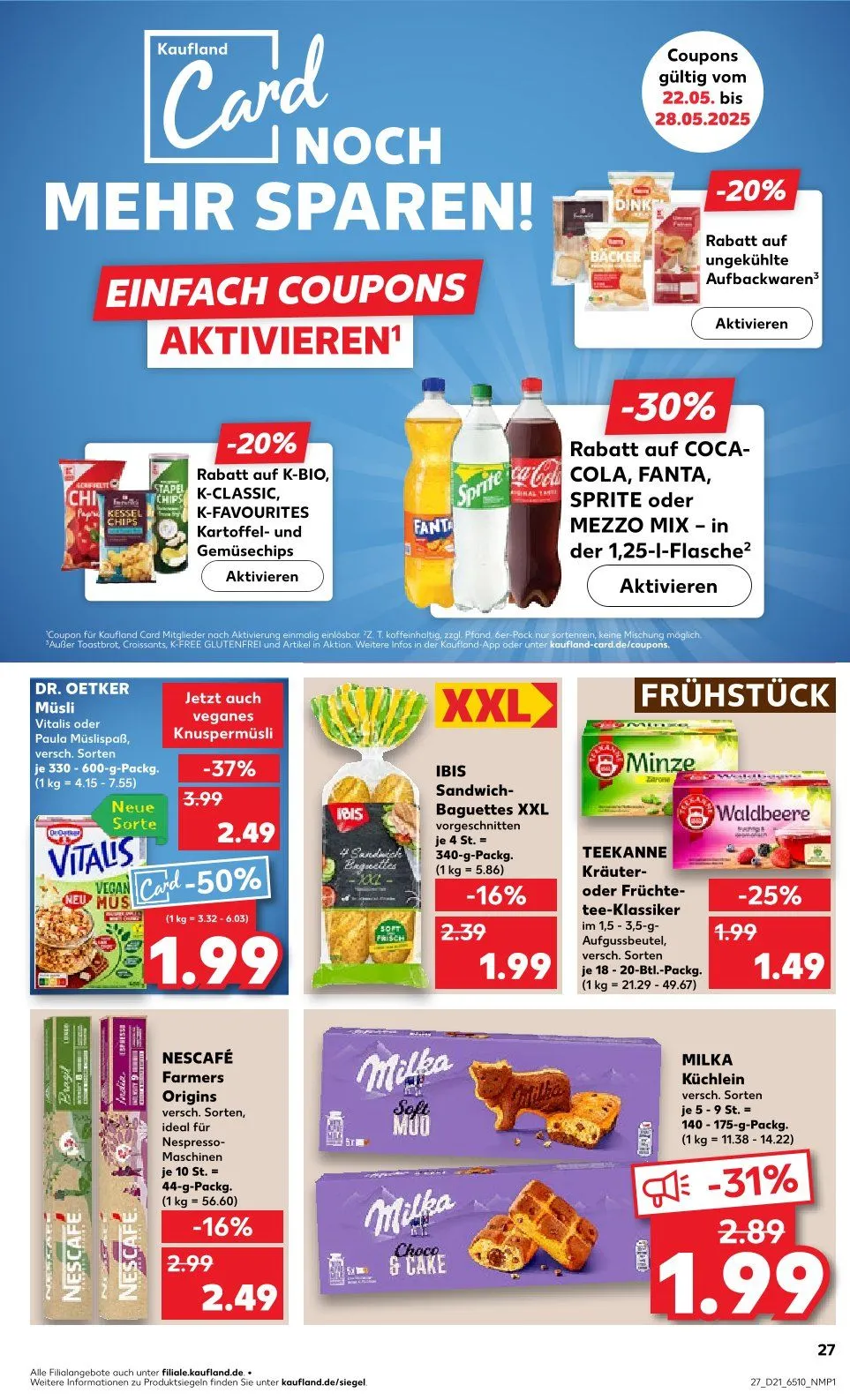 Kaufland Prospekt von 22. Mai bis 28. Mai 2025 - Prospekt seite 27