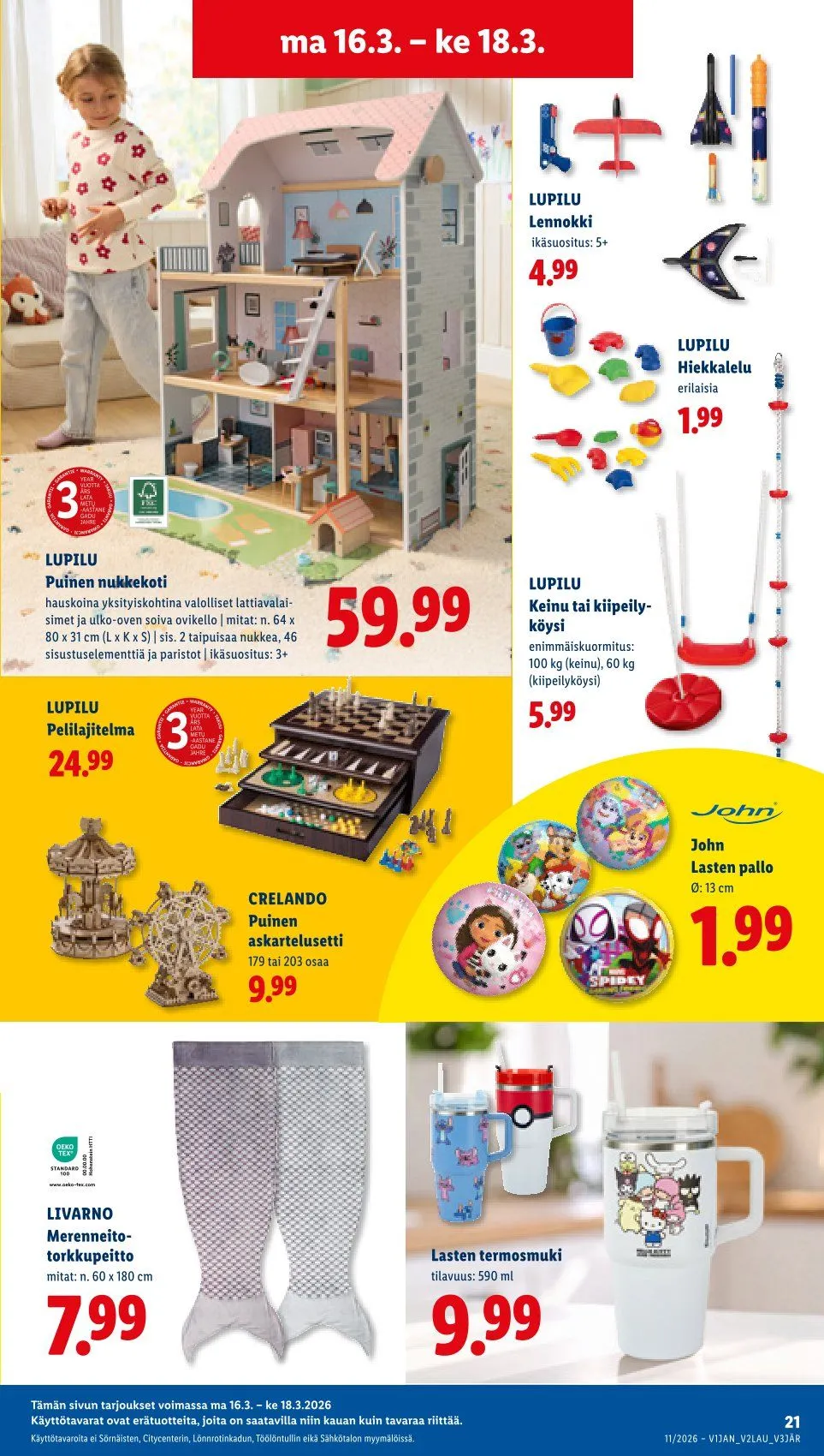  Kaupan Lidl uusimmat tarjoukset voimassa alkaen 12. maaliskuuta - 18. maaliskuuta 2026 - Tarjouslehti sivu 27