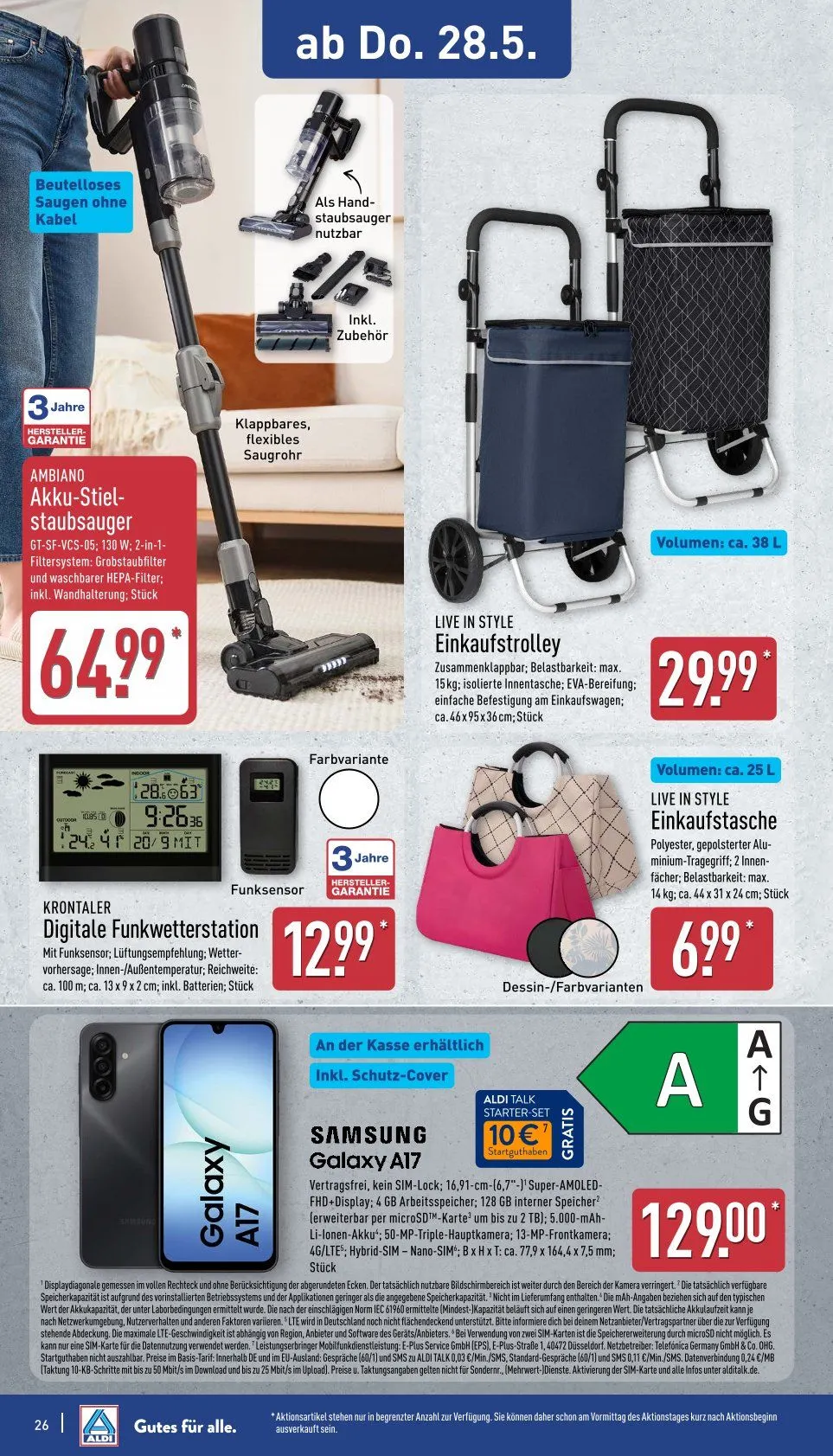 ALDI Nord Prospekte - Aktuelle Angebote von 26. Mai bis 30. Mai 2026 - Prospekt seite 27