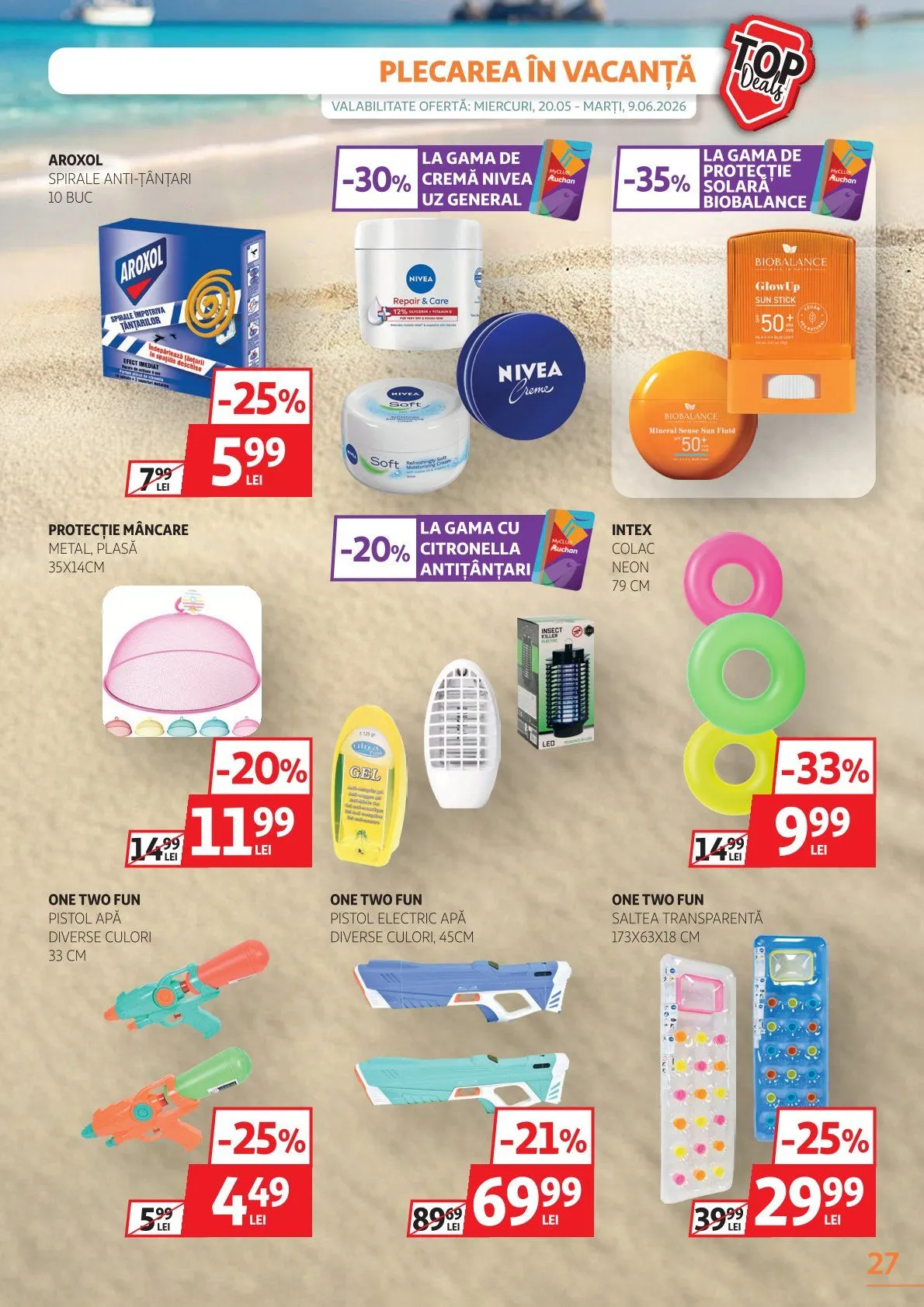 Catalog Auchan de la 3 iunie până la 16 iunie 2026 - Revista Pagina 27