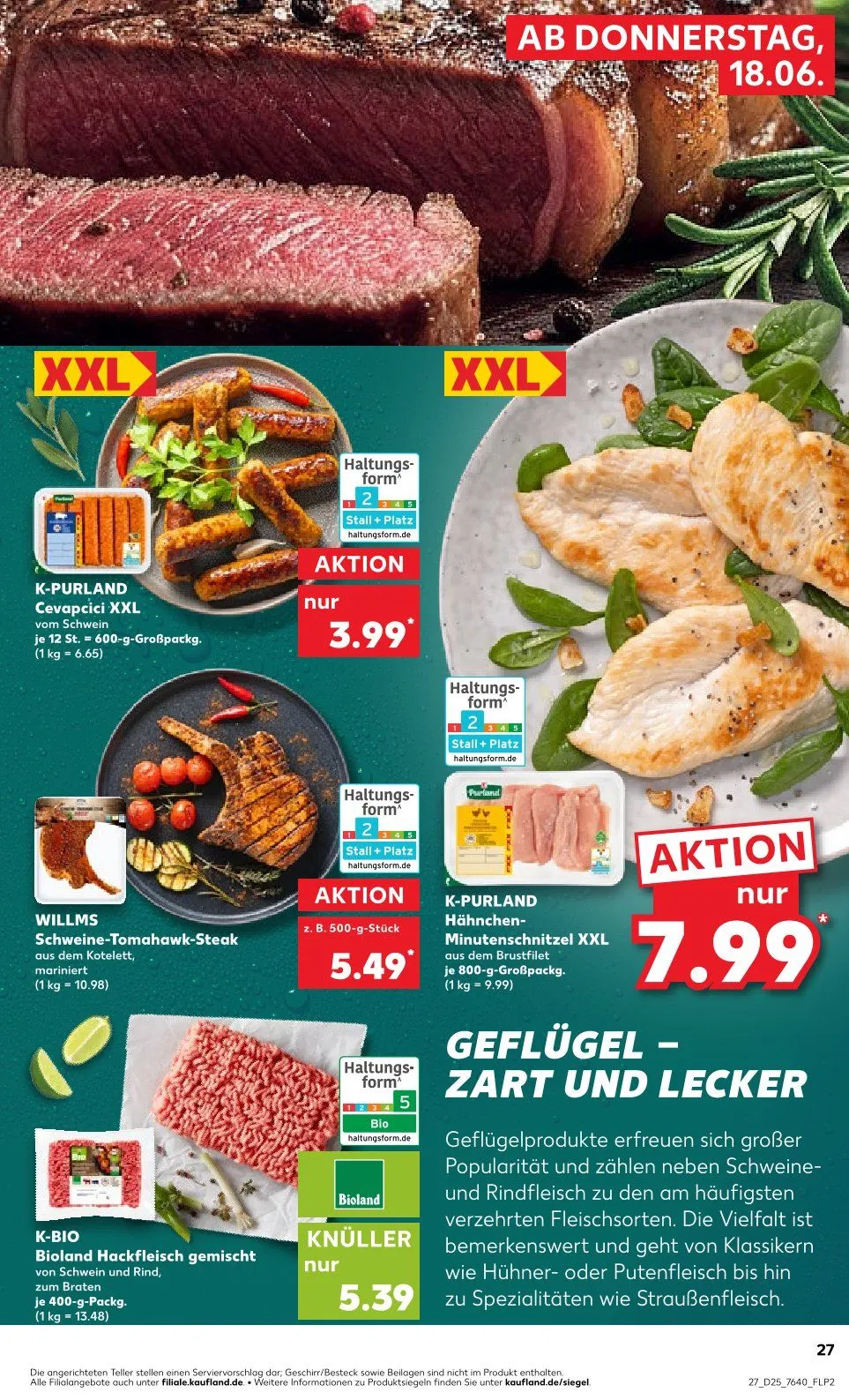 Kaufland Prospekte von 18. Juni bis 24. Juni 2026 - Prospekt seite 27