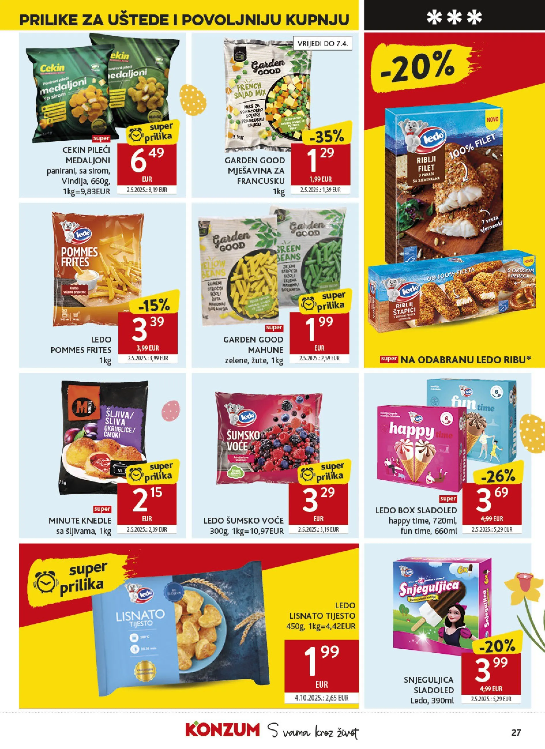 Katalog Konzum od 25. ožujka do 4. travnja 2026. - Pregled Stranica 27