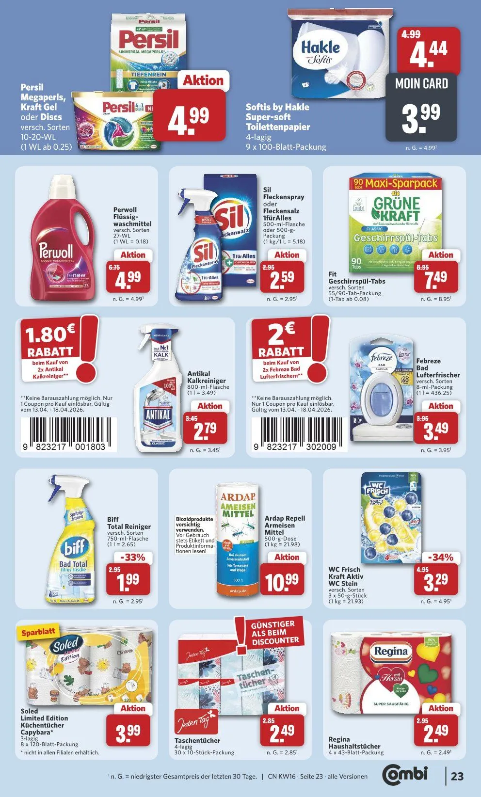 Combi Angebote von 13. April bis 18. April 2026 - Prospekt seite 27