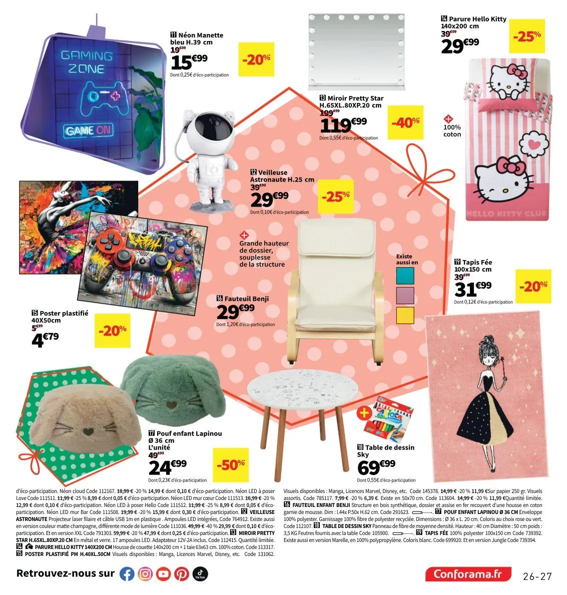 Catalogues Conforama du 28 octobre au 25 décembre 2025 - Catalogue page 27