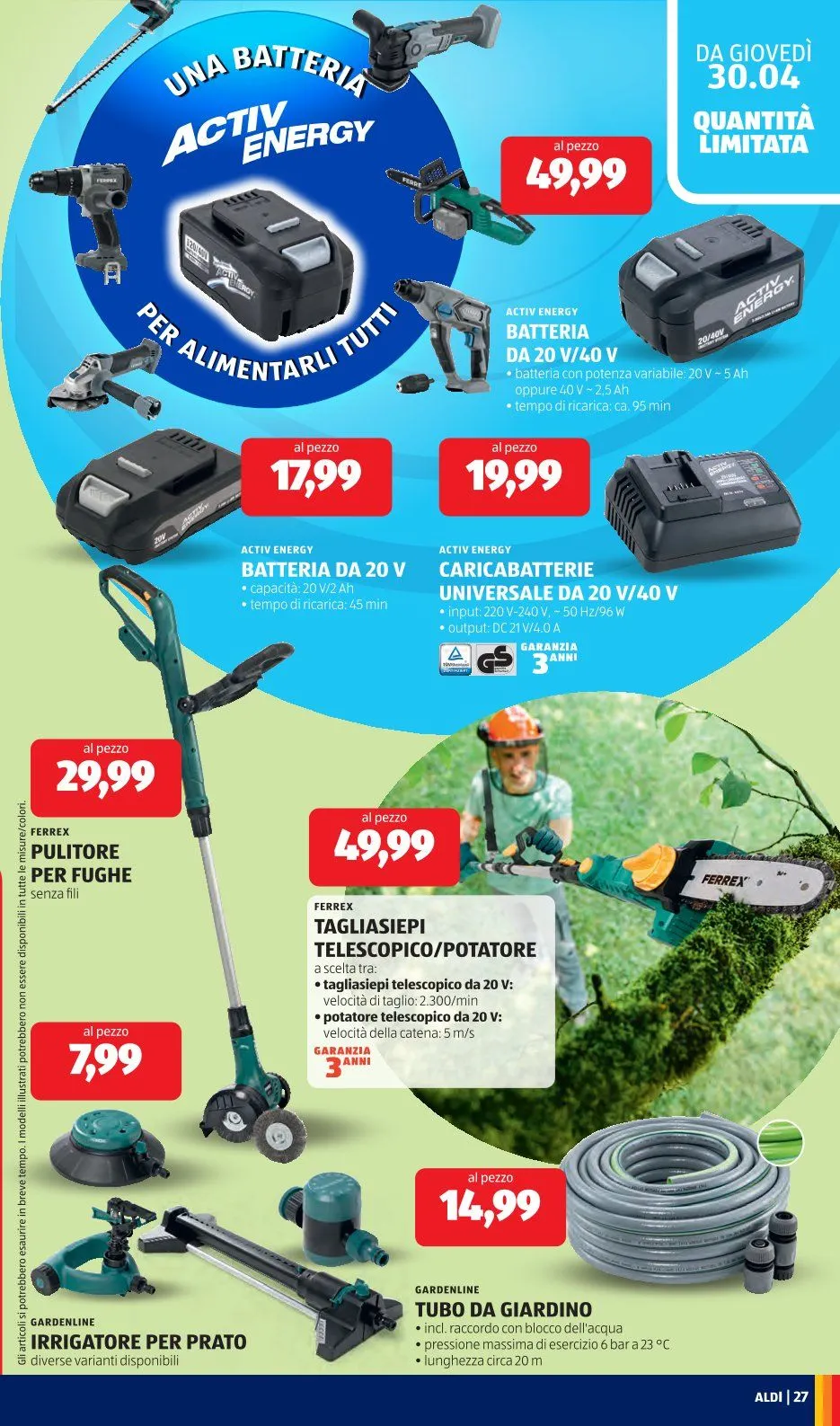  Aldi Volantini da 22 aprile a 30 aprile di 2026 - Pagina del volantino 27