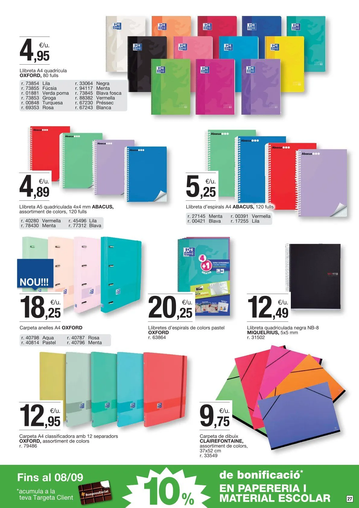 Catálogo de Ofertas Bonpreu 26 de agosto al 8 de septiembre 2025 - Página 27