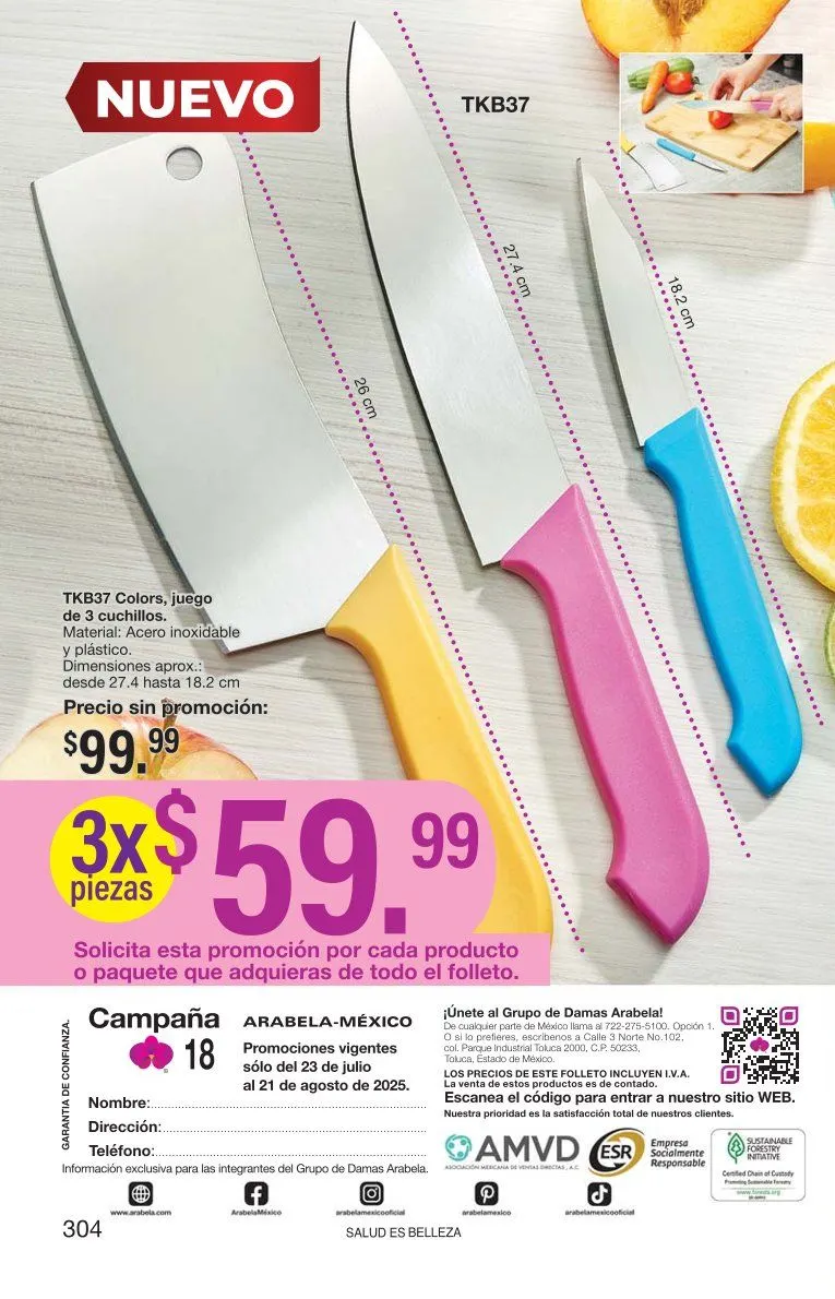 Catálogo de Arabela catálogos y ofertas 23 de julio al 21 de agosto 2025 - Pagina 260