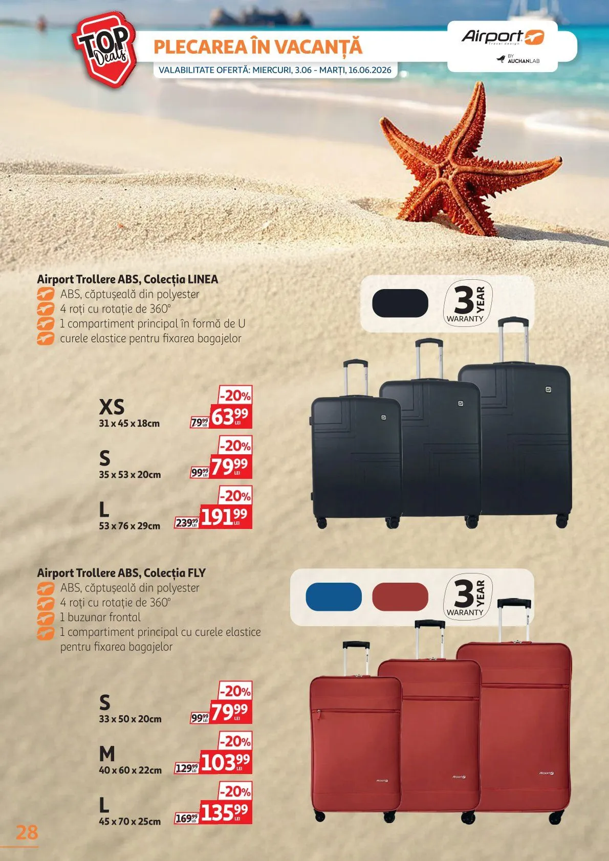 Catalog Auchan  de la 3 iunie până la 16 iunie 2026 - Revista Pagina 28